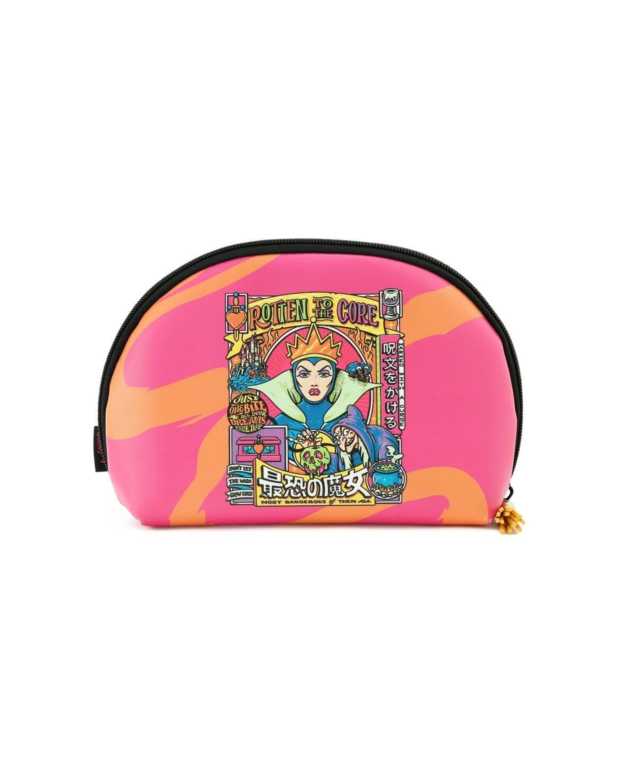 3 Disney Wicked Villains Evil Queen Cosmetic Makeup Storage Bag 2PK - Pink, 3 of 3