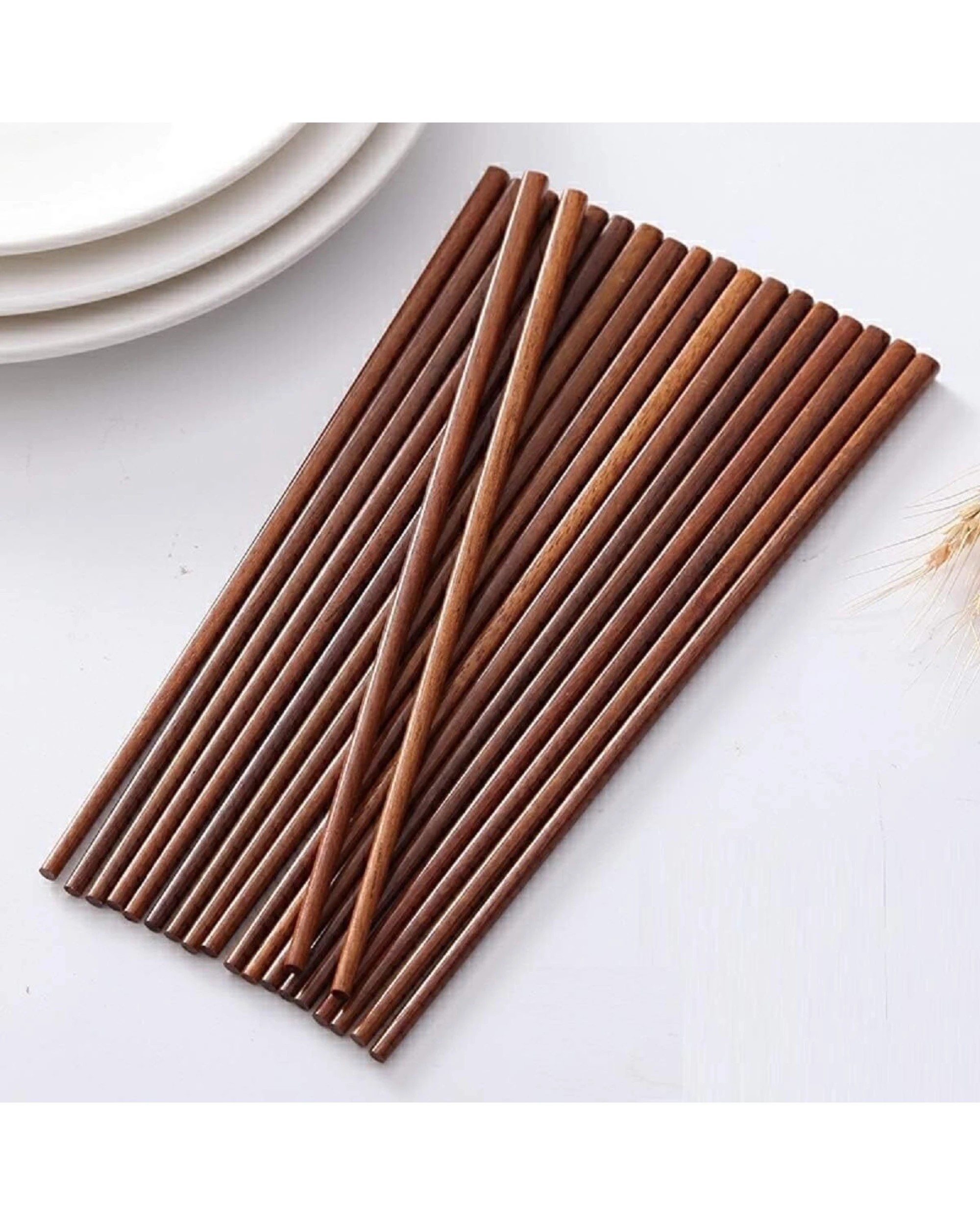 2 BR Home Wooden Chopsticks - Set of 20 Pairs for Asian Dining and Weddings, 2 of 5