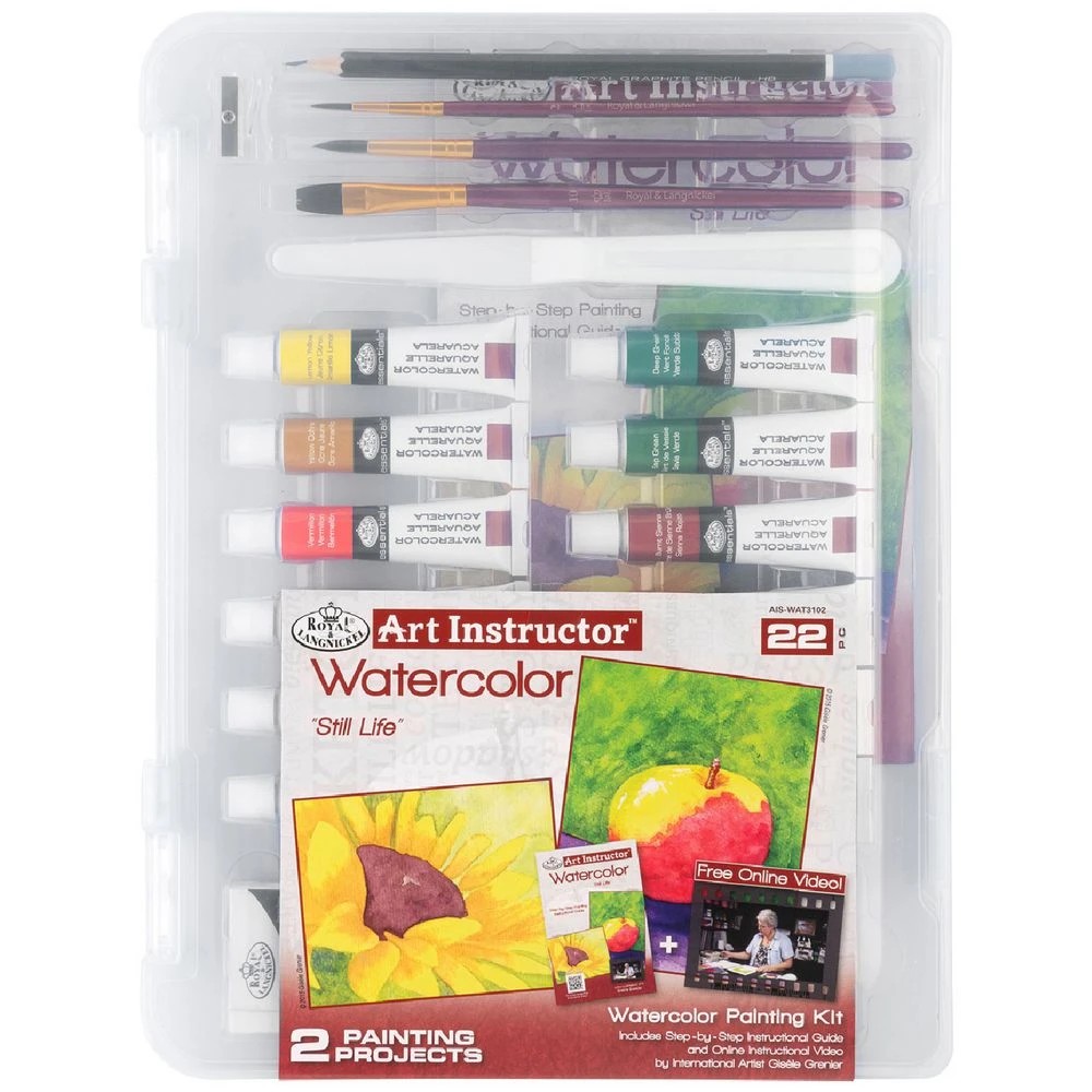 1 Royal & Langnickel Small ClearView Watercolour Set 22 Piece, 1 of 6