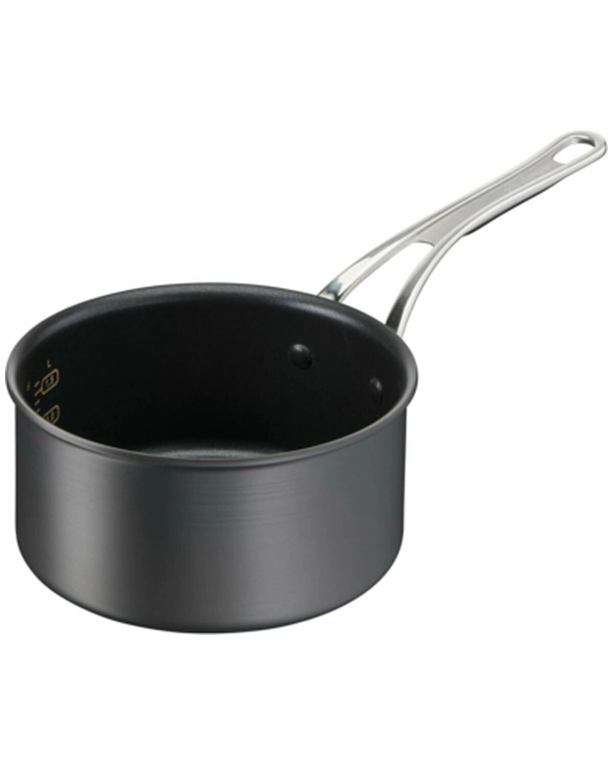 3 Tefal 2.2L Jamie Oliver Cook's Classics 18cm Induction Non-Stick Hard Anodised Saucepan, 3 of 5