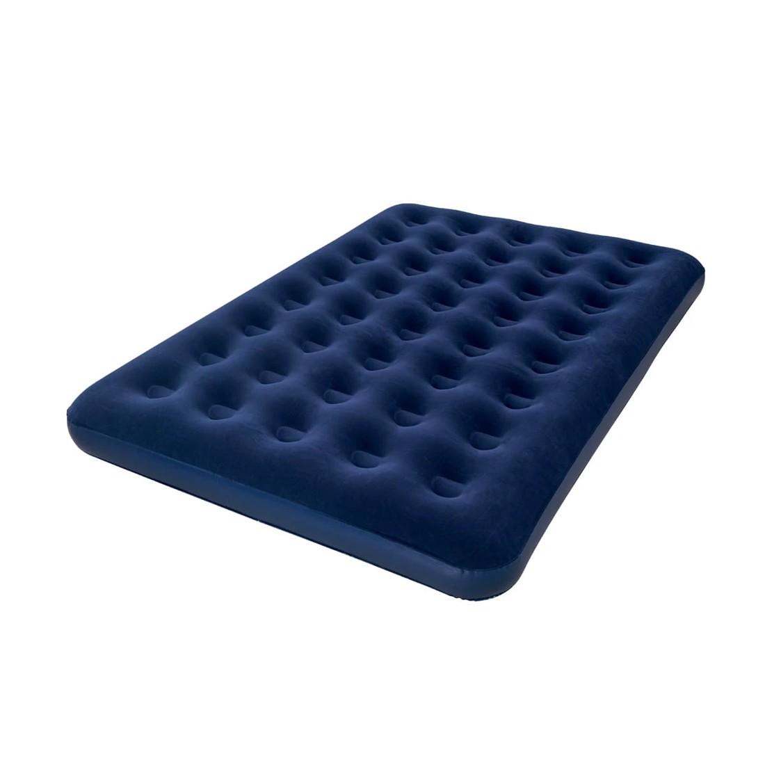 1 Flocked Air Mattress - Navy, Double Bed, 1 of 2