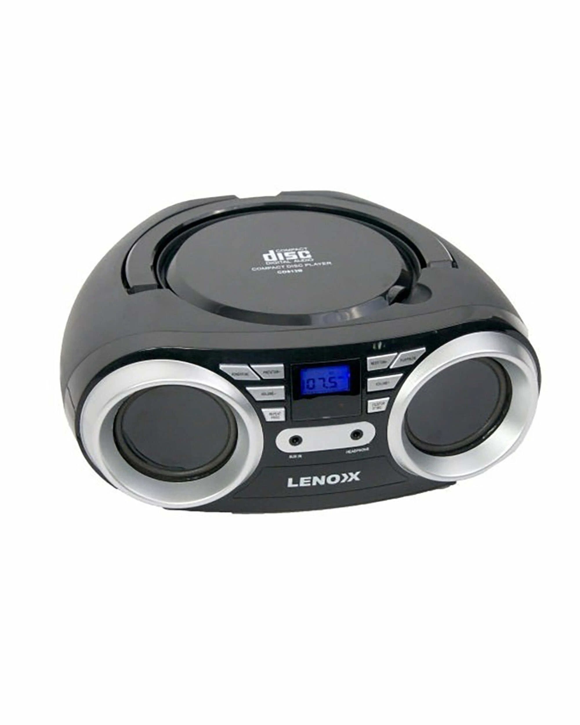 1 Lenoxx Basic Portable CD Player - Black - BLACK, 1 of 1