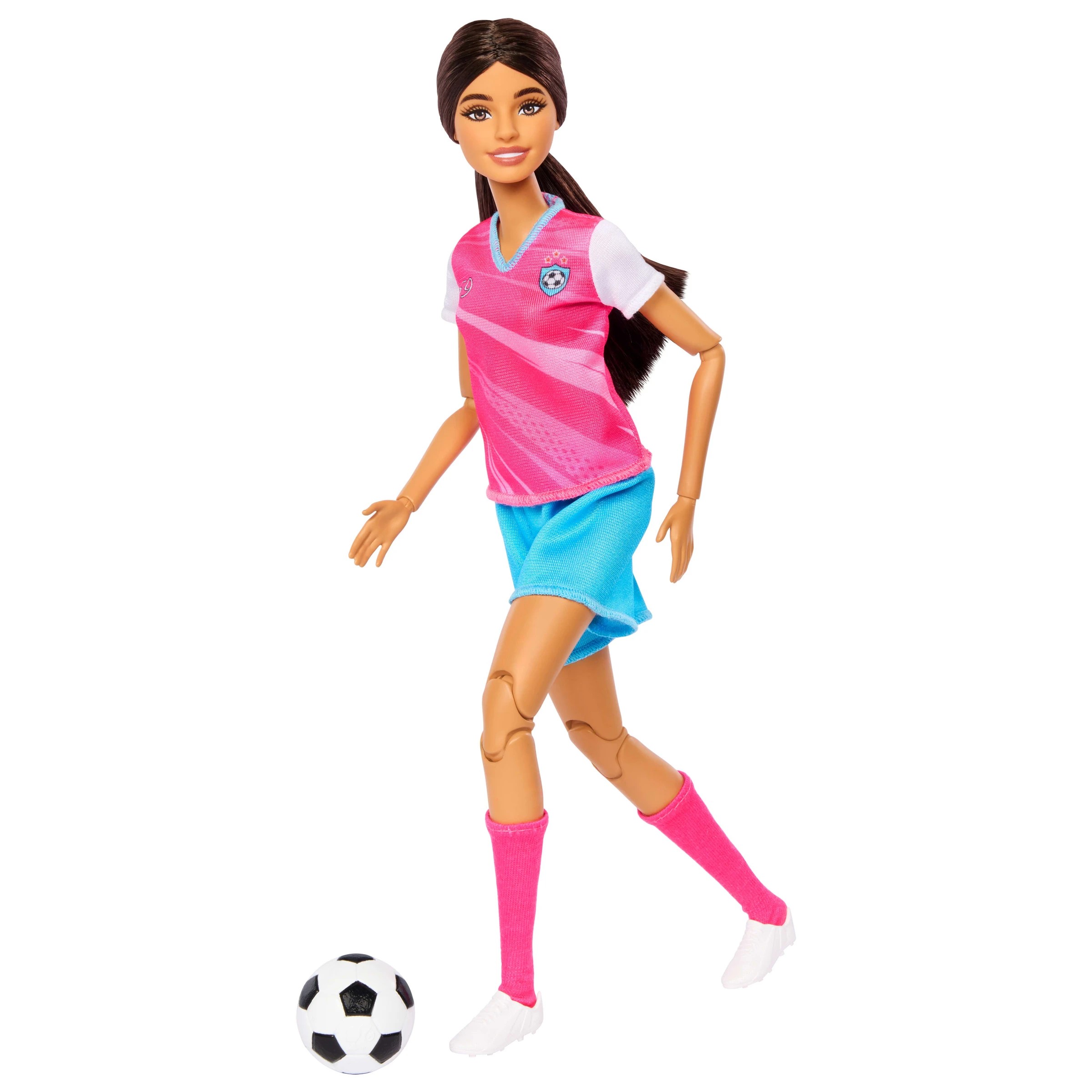6 Barbie Team Barbie Roll & Reveal Soccer Player Doll and Accessories, 6 of 7