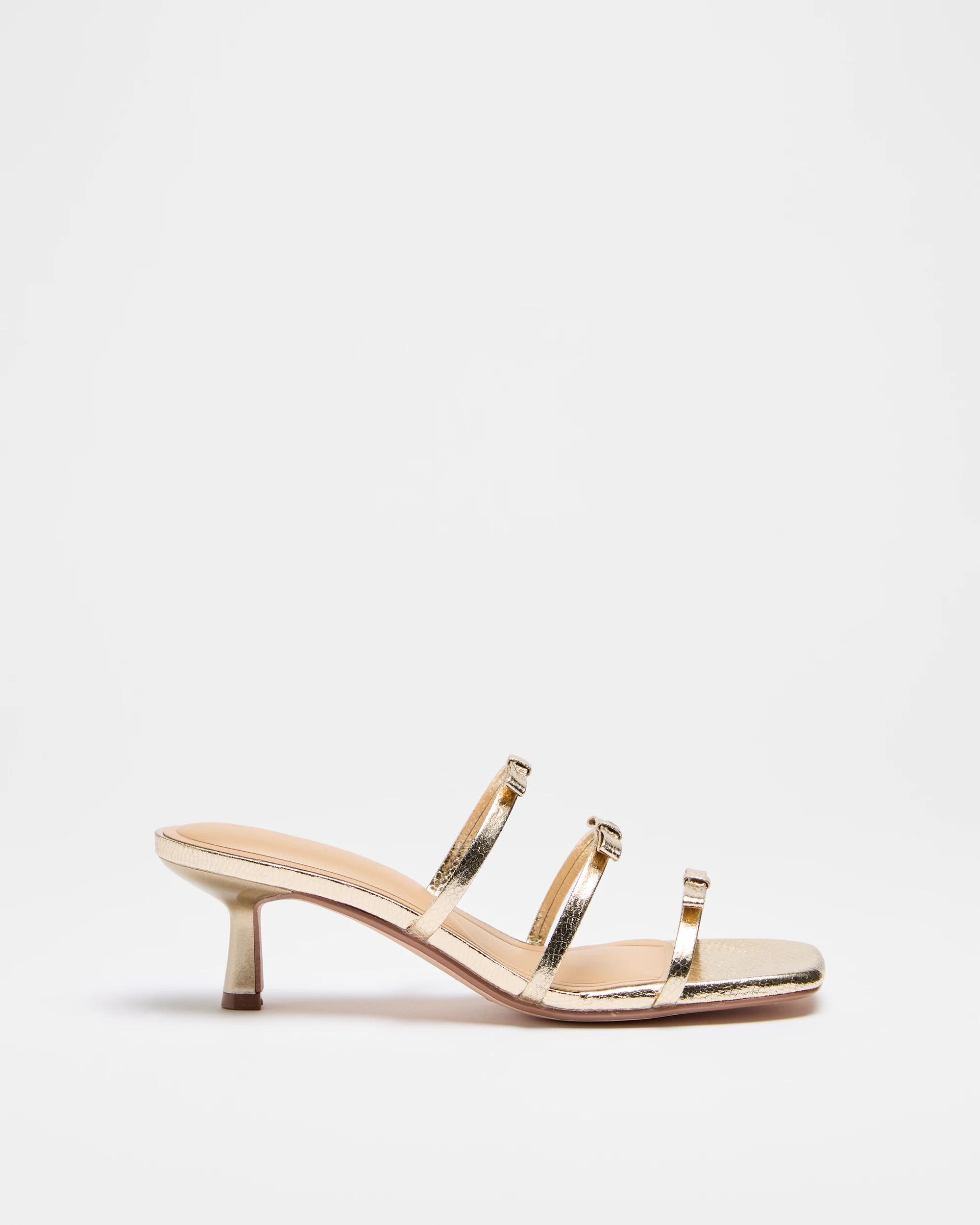 1 Target Womens Bow Kitten Heel - Harper GOLD, 1 of 3
