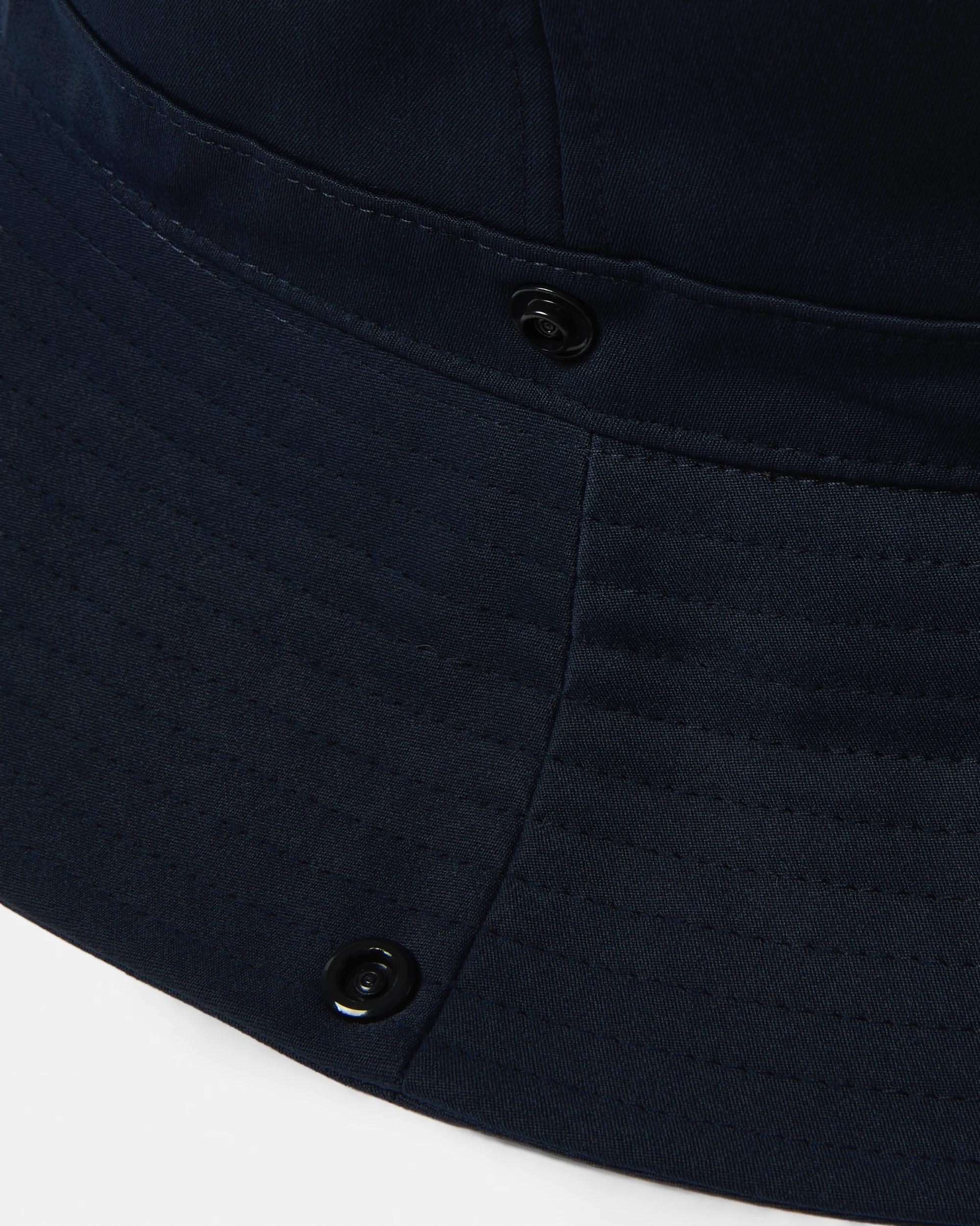 4 Water Resistant Wide Brim Hat Navy, 4 of 4