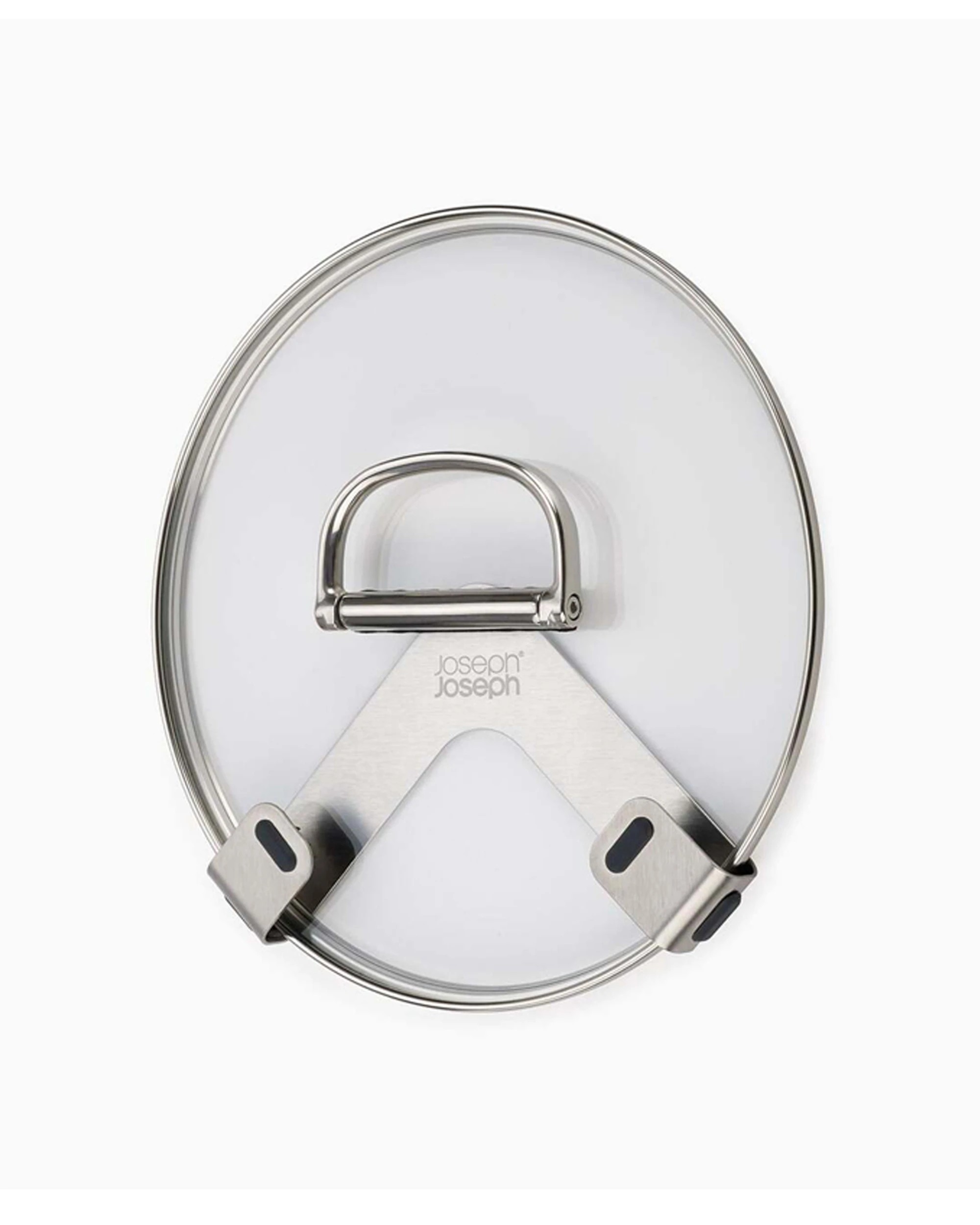 6 Joseph Joseph 2x2pc Space Stainless Steel Pan Lid Holders Mount - Silver, 6 of 8