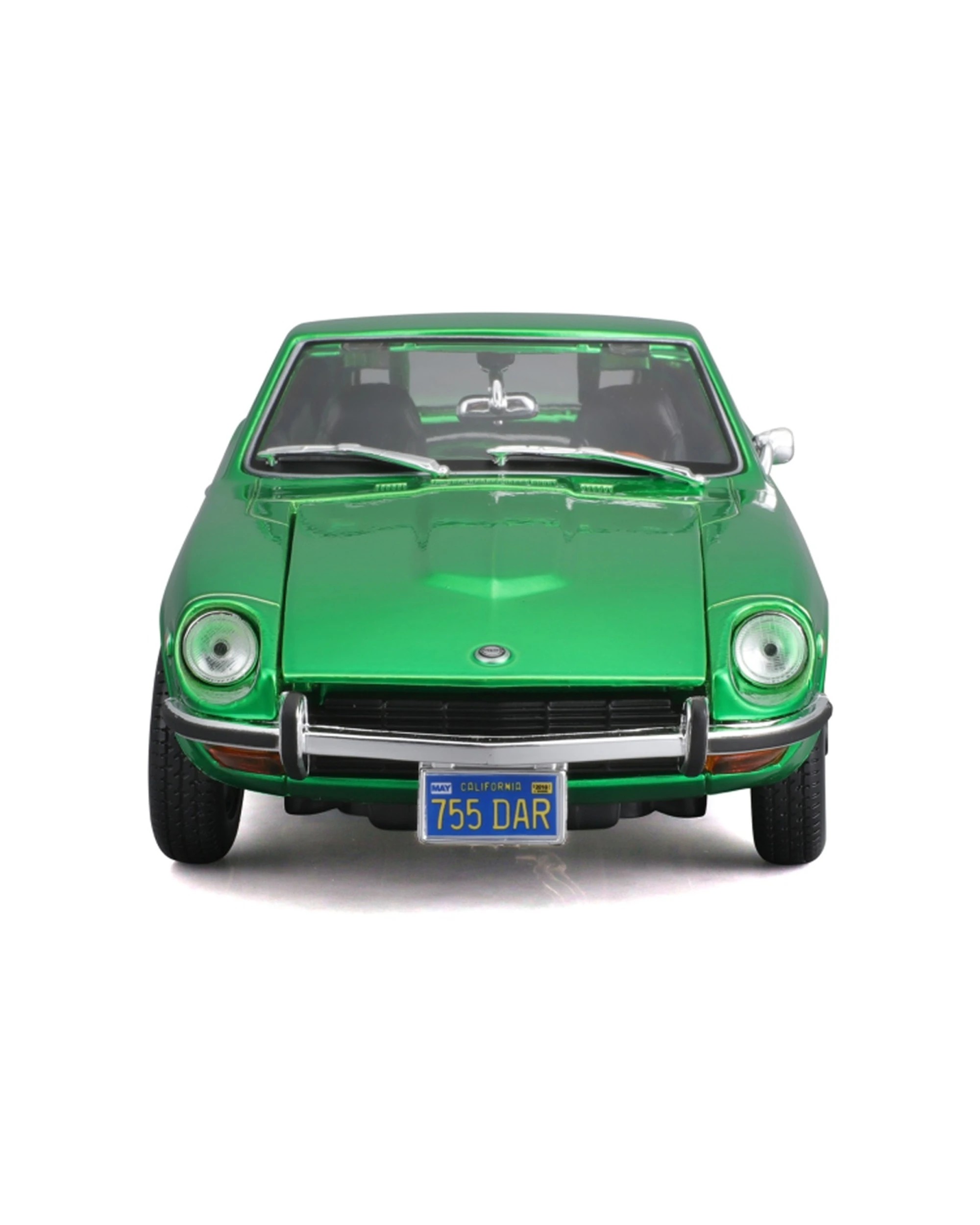 7 Maisto 1971 Datsun 240Z Metallic Diecast Model Car Replica Toy - Green, 7 of 7
