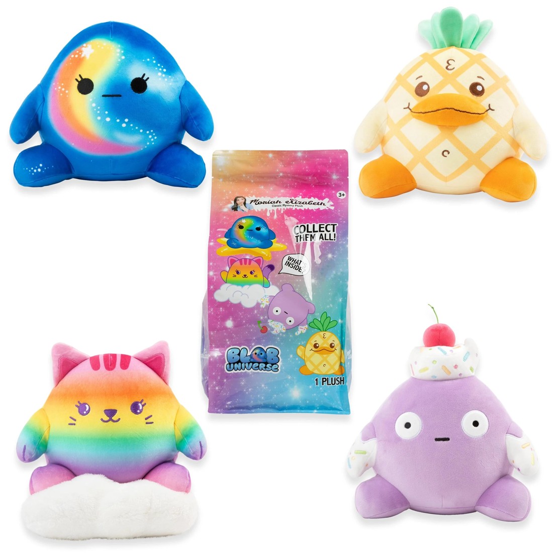 1 Moriah Elizabeth - Blob Universe 11in Mystery Plush - Assorted - Multi, 1 of 9