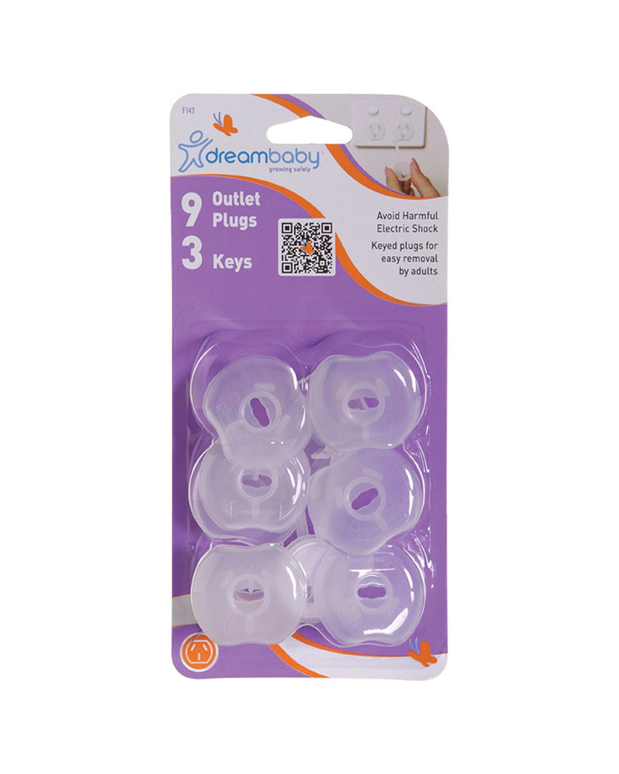 2 Dreambaby 36pc Baby Safety Keyed Outlet Plugs With 12 Keys Clear For AU NZ - Clear, 2 of 3