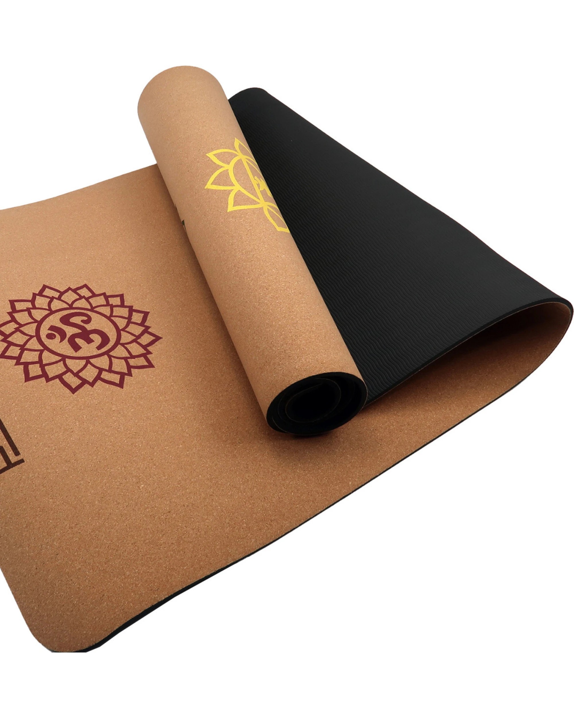 6 Powertrain Cork Yoga Mat with Carry Straps - Chakras, 6 of 6