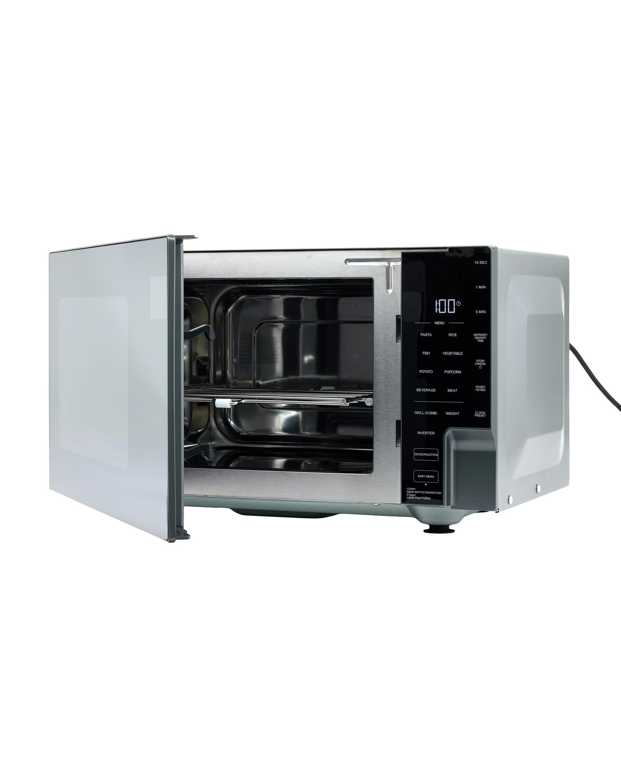 2 23L Inverter Microwave Oven - Grey, 2 of 7