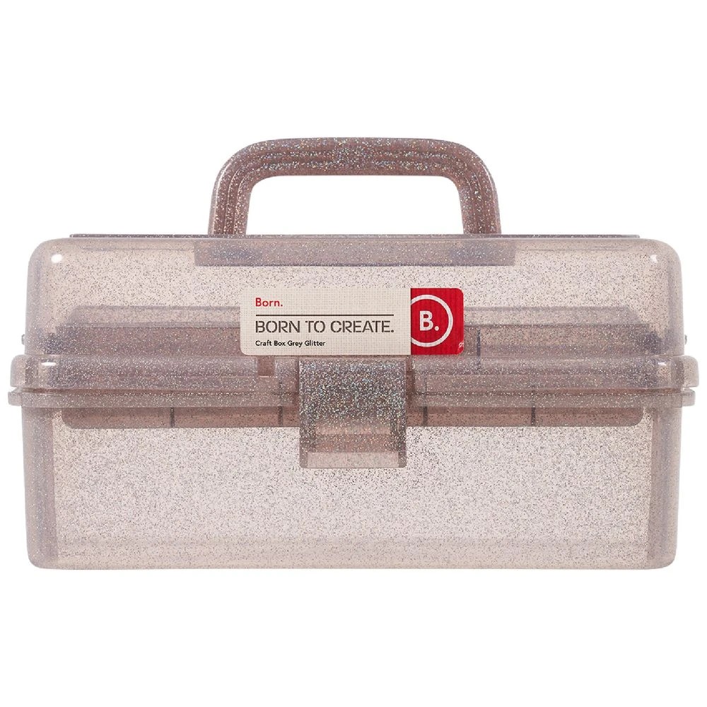 1 Born Craft Box Grey Glitter, 1 of 4