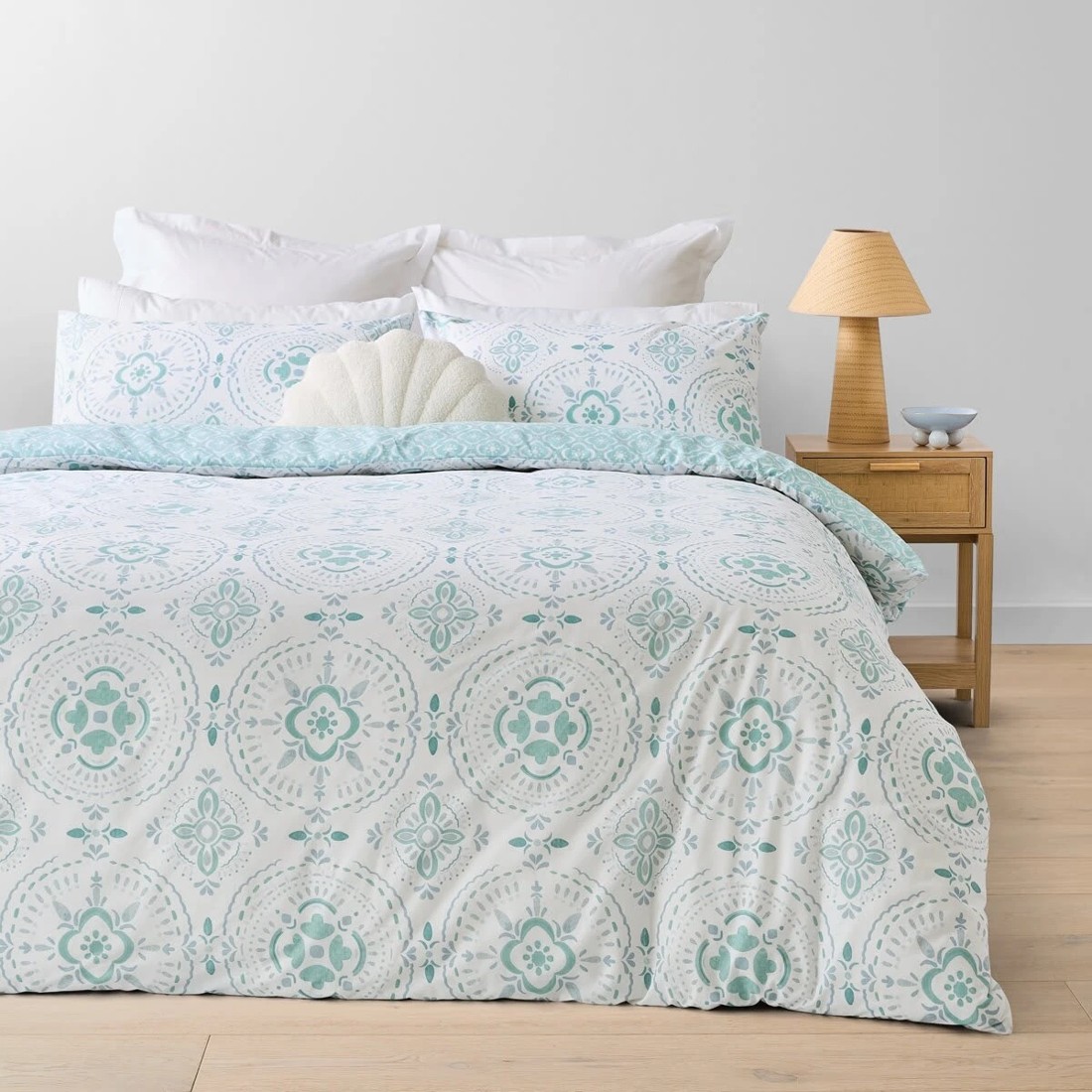 1 Capri Cotton Rich Reversible Quilt Cover Set - Double Bed, 1 of 7