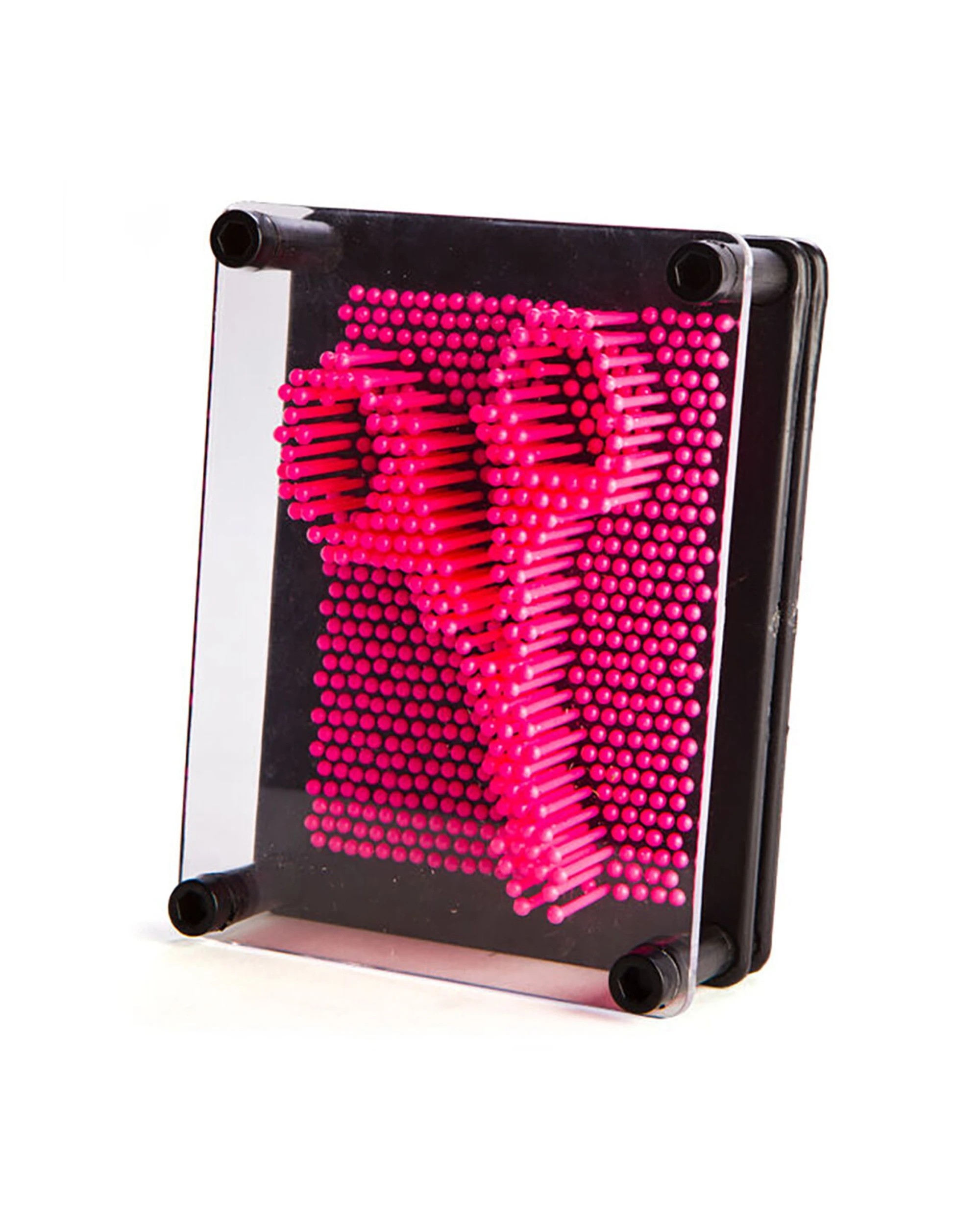 3 MDI Neon Push Pin Art Square Desk Decor 13x10cm - Pink, 3 of 5