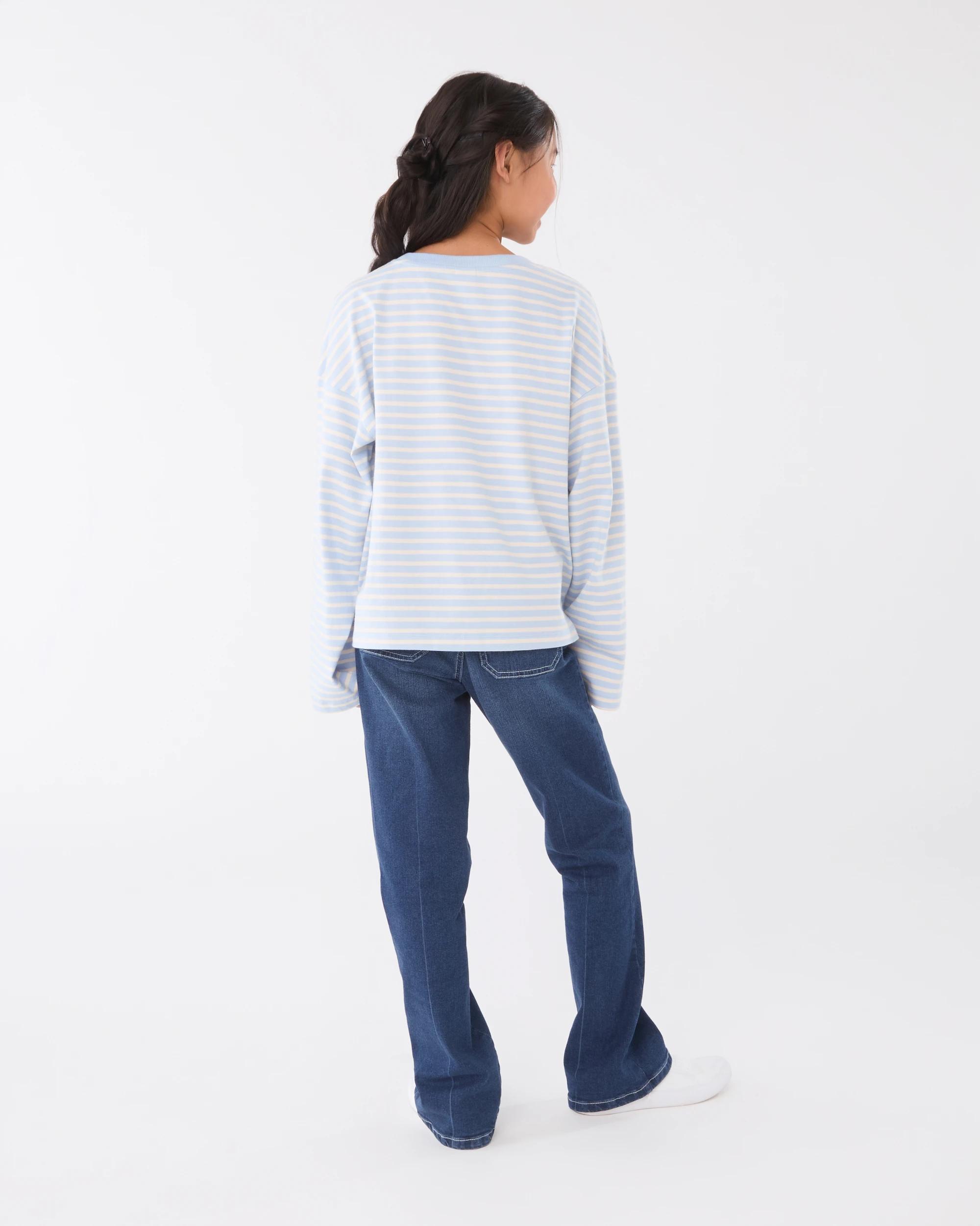7 Oversized Stripe T-shirt Blustripe, 7 of 7