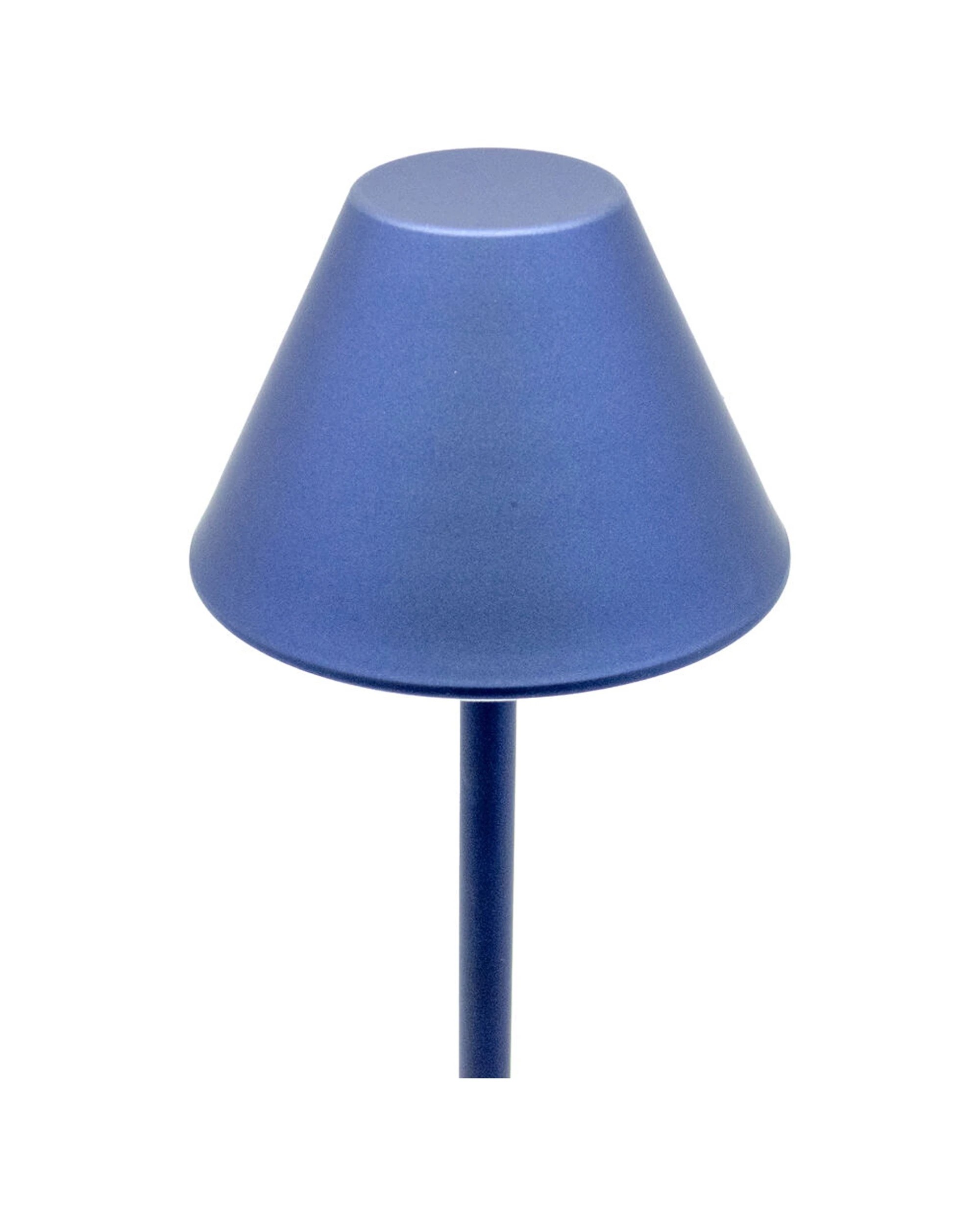 3 Boyle Rechargeable LED Table Lamp Cone Shade Adjustable Lighting Matte - Blue, 3 of 8