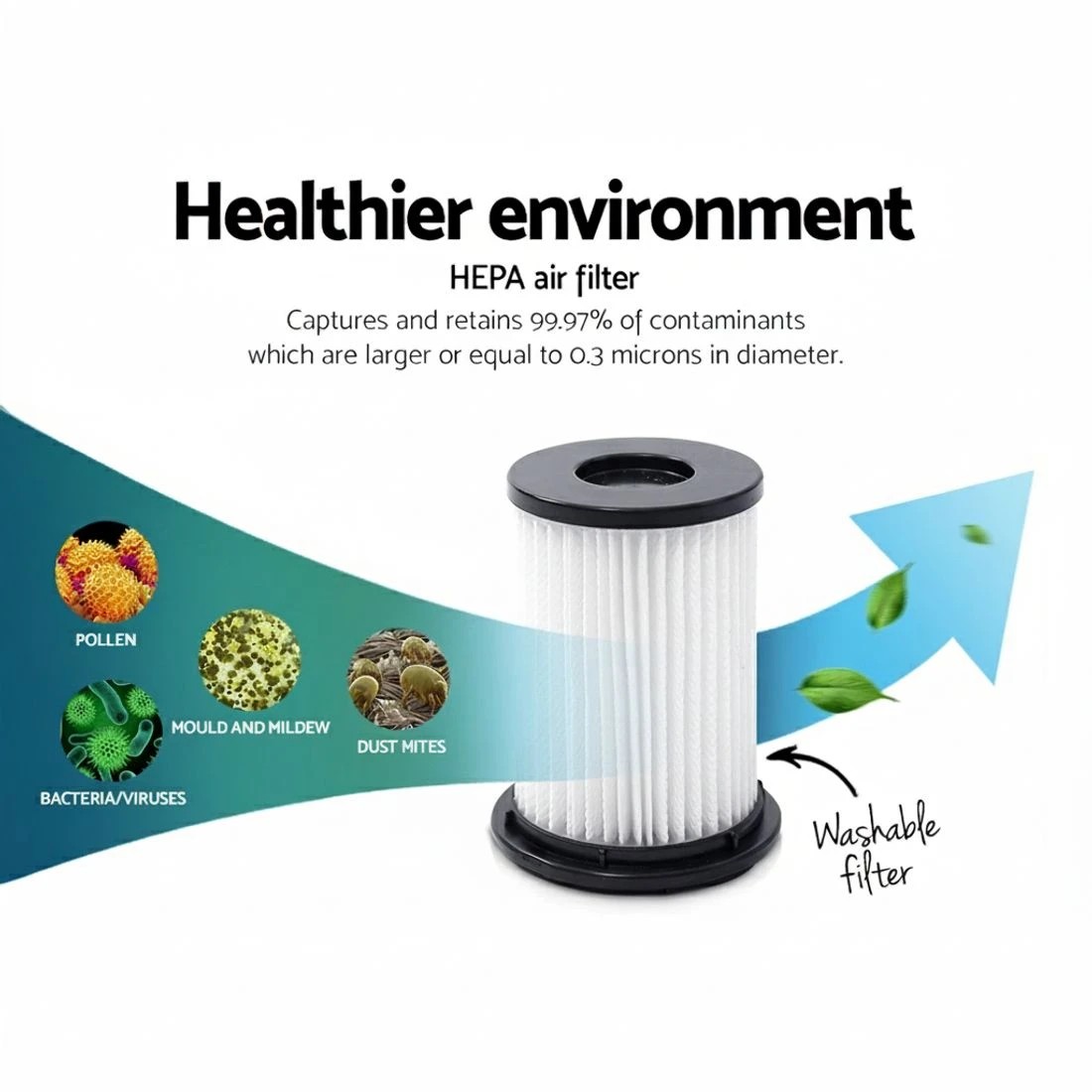 5 Devanti Stick Vacuum Cleaner Bagless Cordless 150W Purple - Purple, 5 of 7