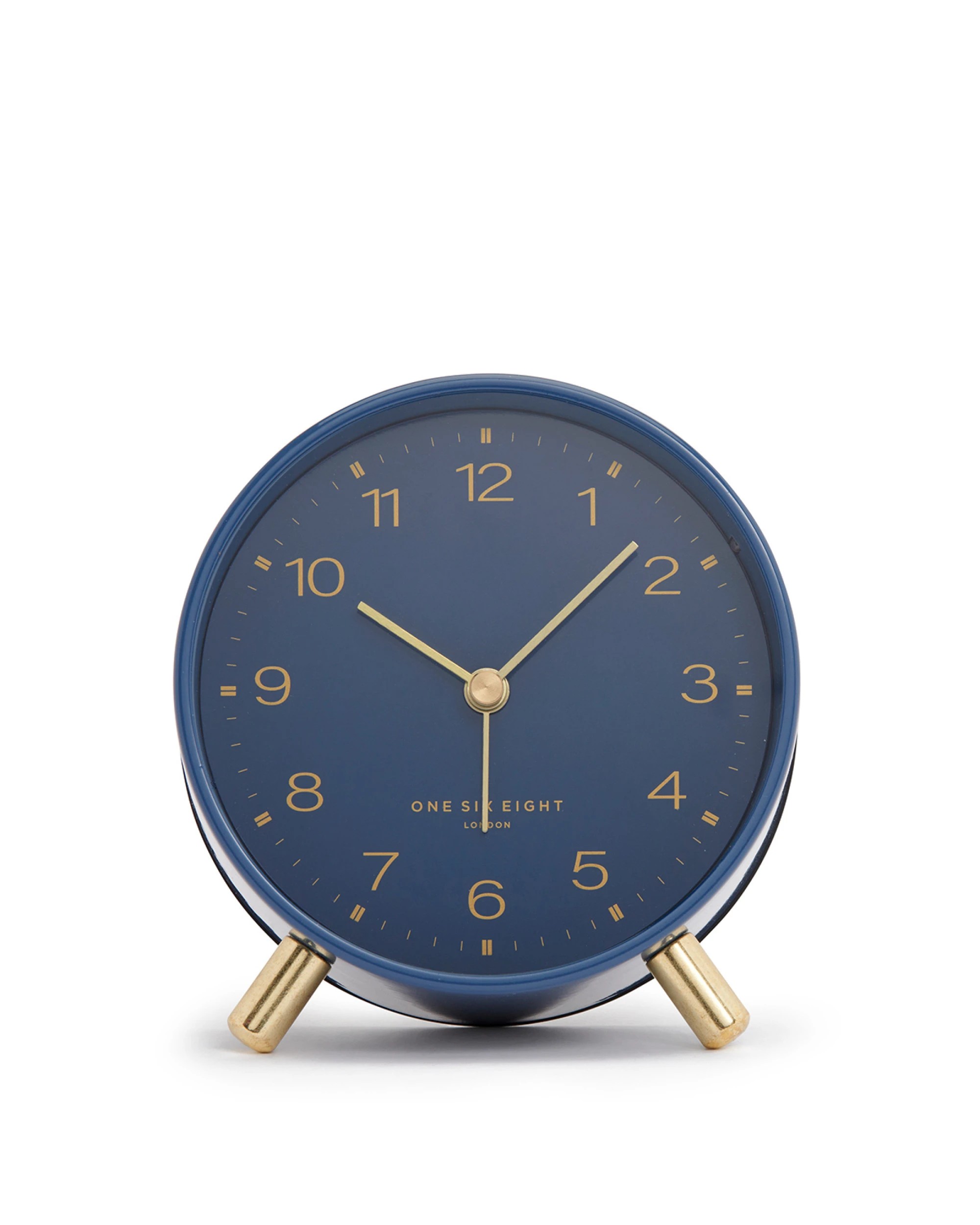 2 One Six Eight London Jasper Silent Alarm Clock - Navy - Blue, 2 of 3