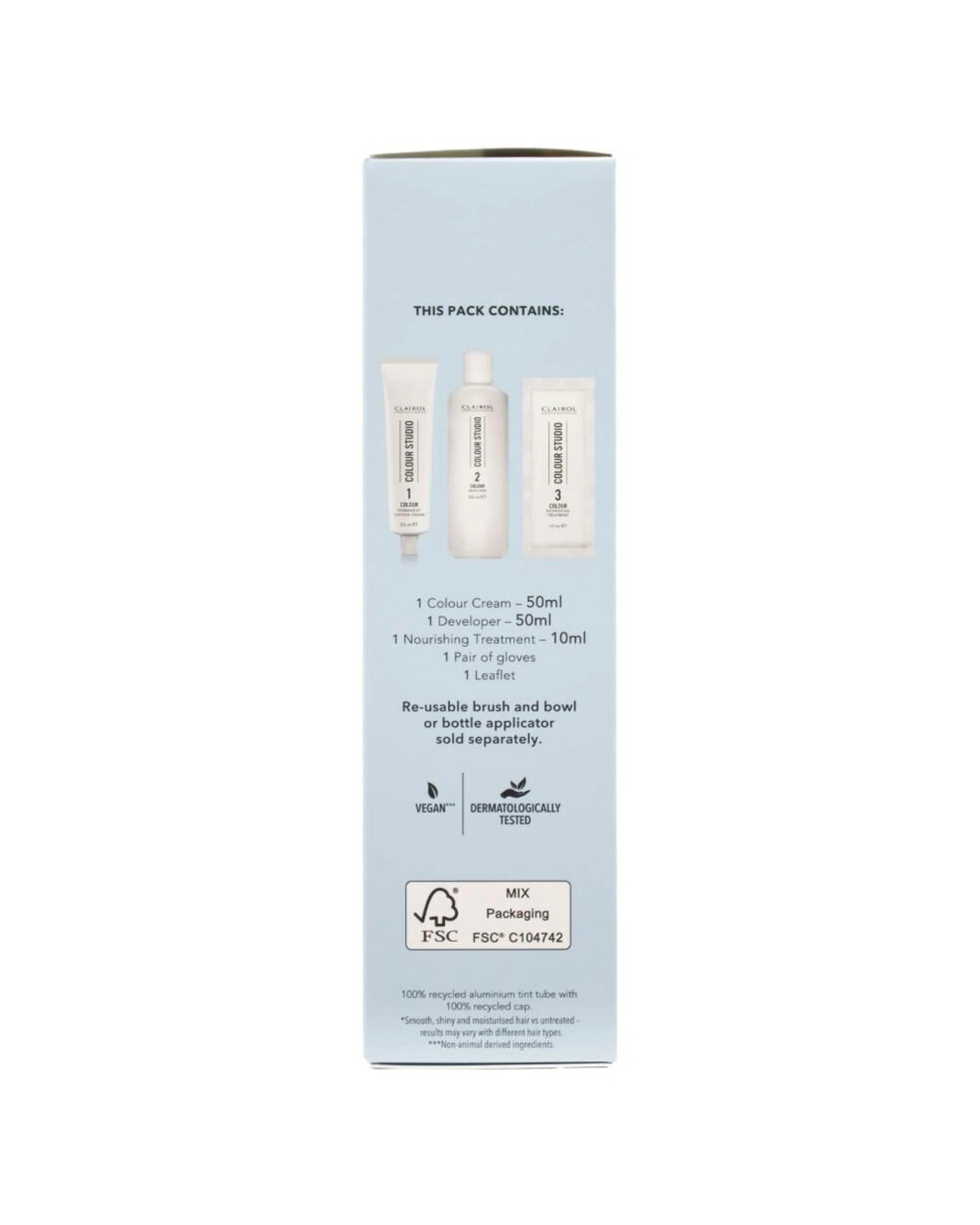 4 Clairol 6PK Professional Permanent Hair Colour Long Lasting Coverage Creams - Beige, 4 of 5