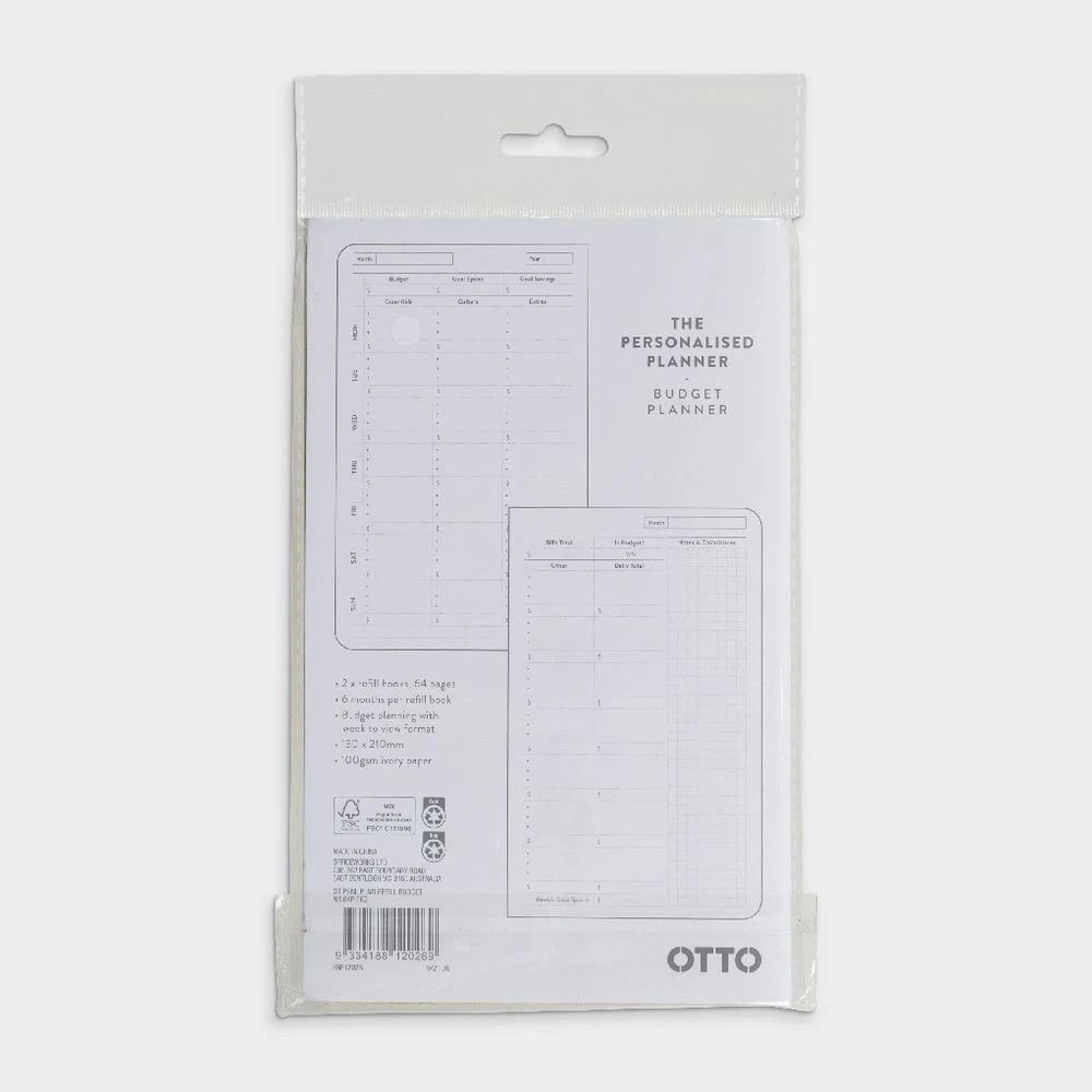 5 Otto Personal Planner Budget Refill, 5 of 5
