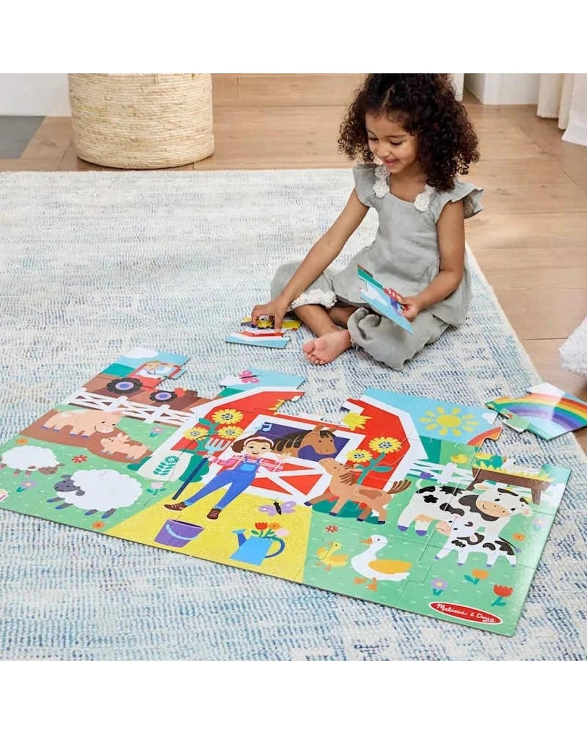 3 Melissa and Doug Ms Rachel Farm 24 Piece Floor Puzzle, 3 of 3