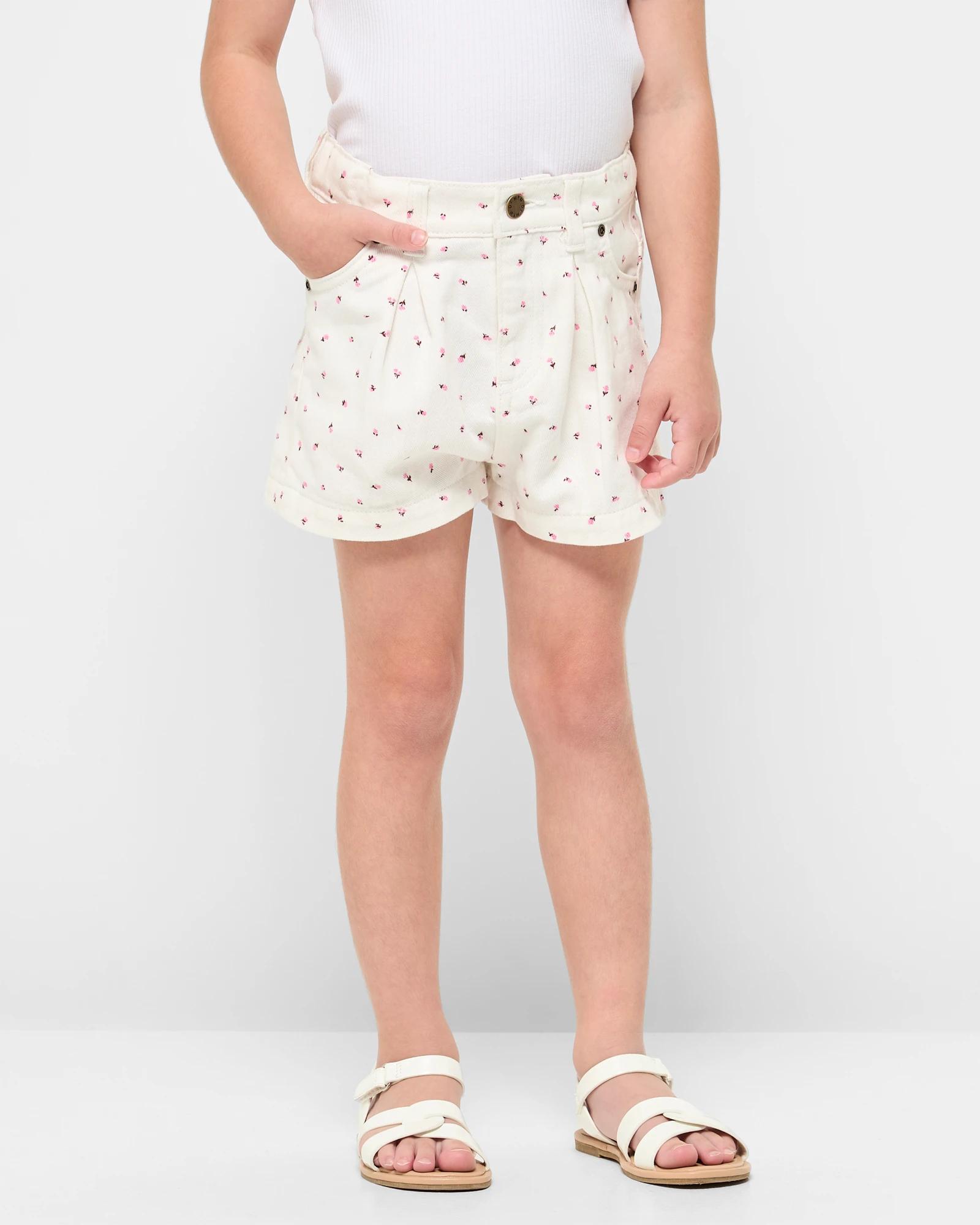 1 Target Denim Short CREAM FLORAL, 1 of 5