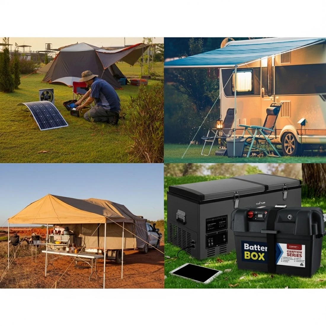 5 Giantz AGM Deep Cycle Battery 12V 120Ah Box Portable Solar Caravan Camping - Grey, 5 of 6