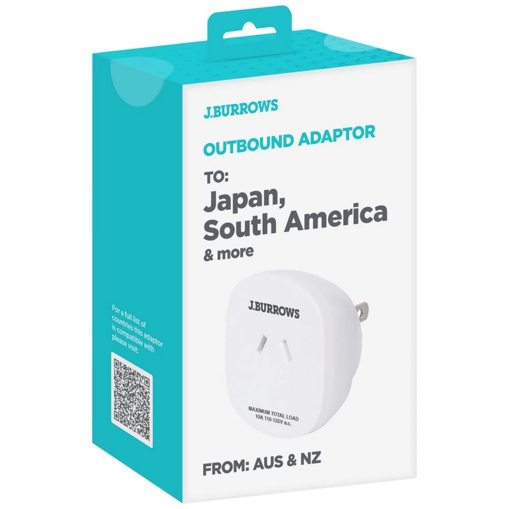 3 J.Burrows Outbound Travel Adaptor Japan/South America, 3 of 3