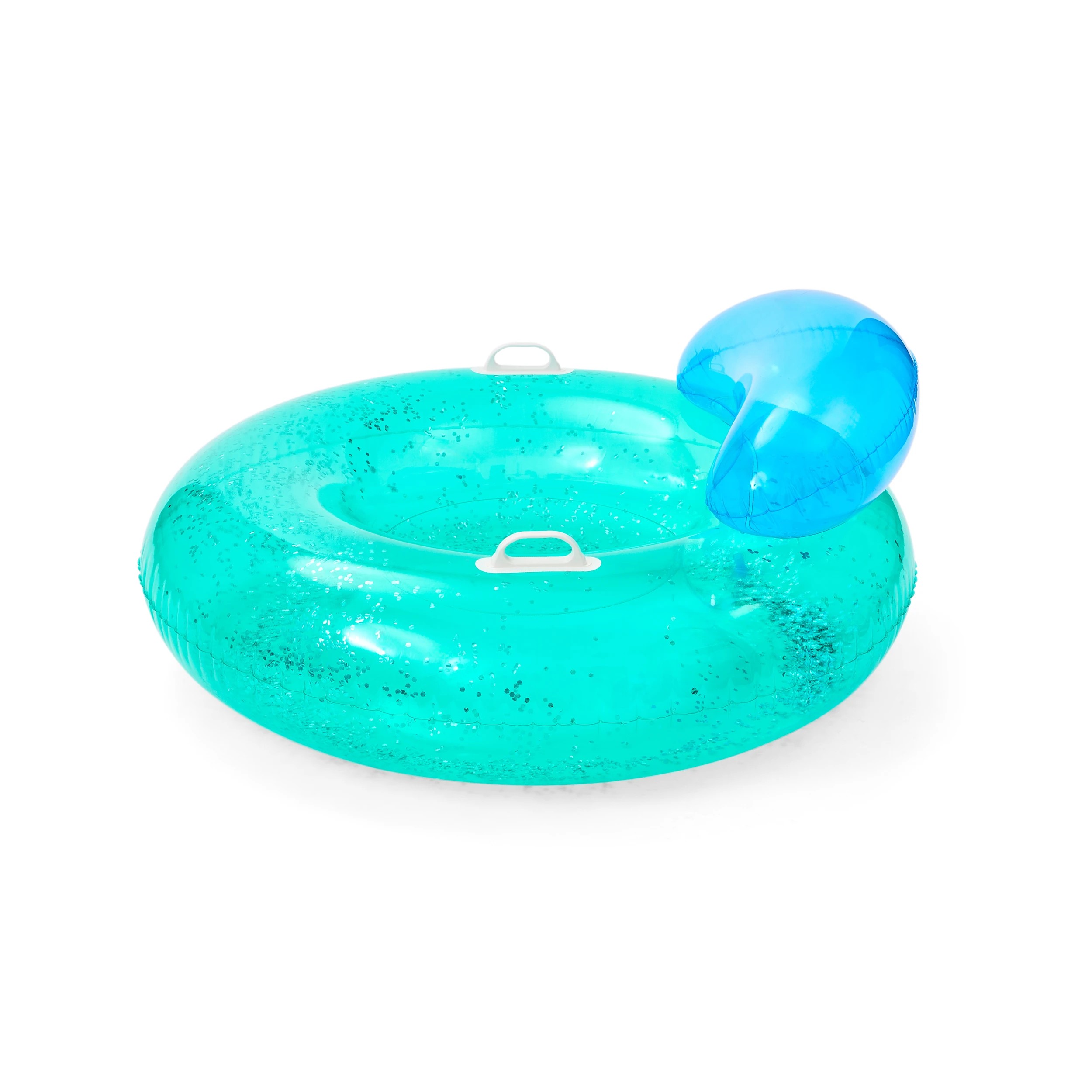 4 Inflatable Pillow Swim Ring with Glitter, 4 of 10