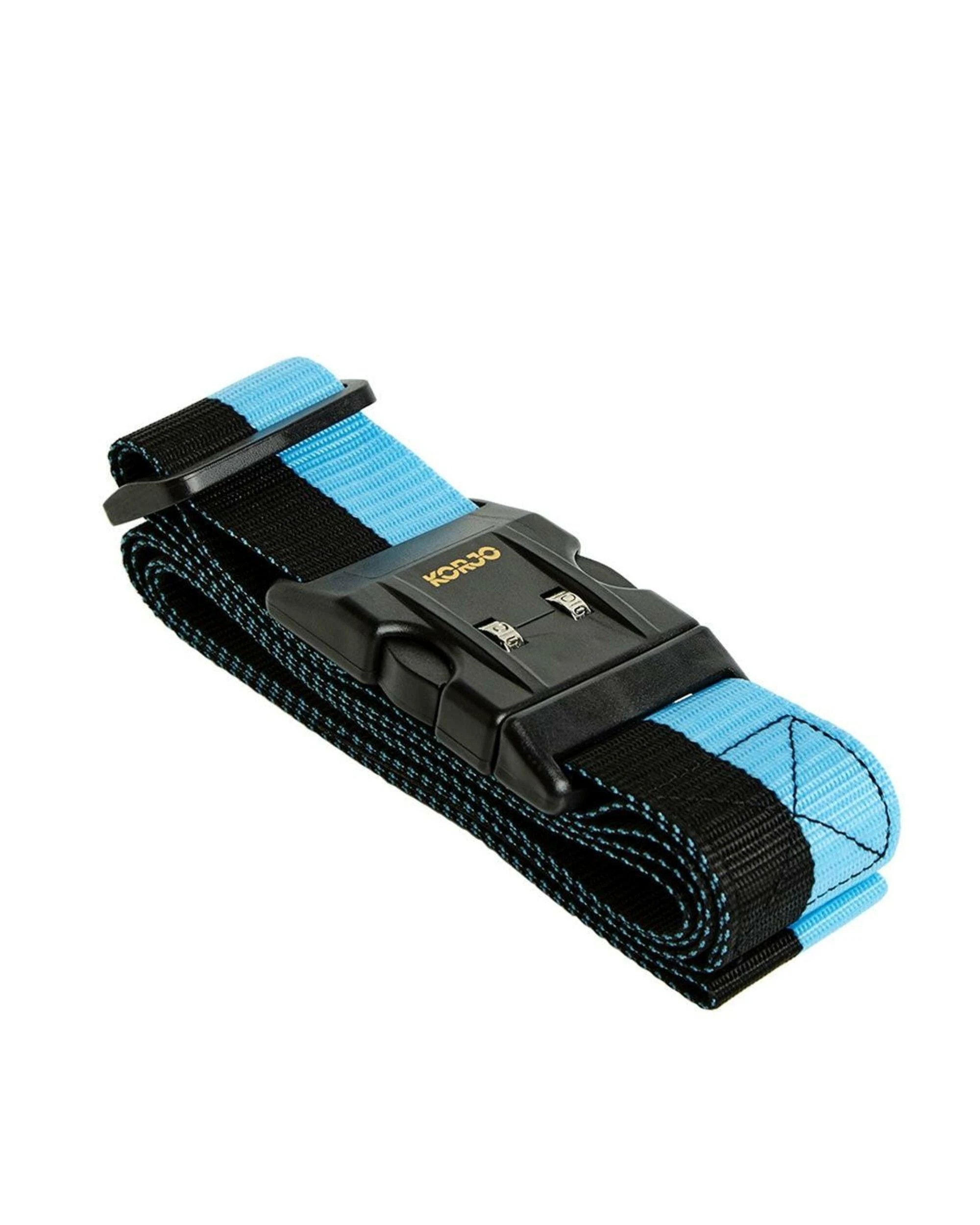 2 Korjo Combination Lock Luggage Strap - Assorted Colours, 2 of 4