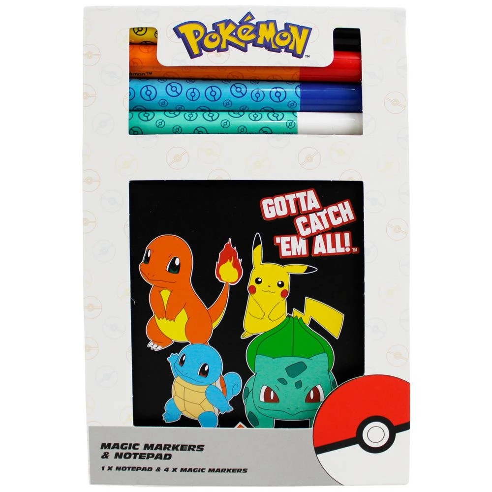 1 Pokémon Magic Markers & Notebook Set, 1 of 3