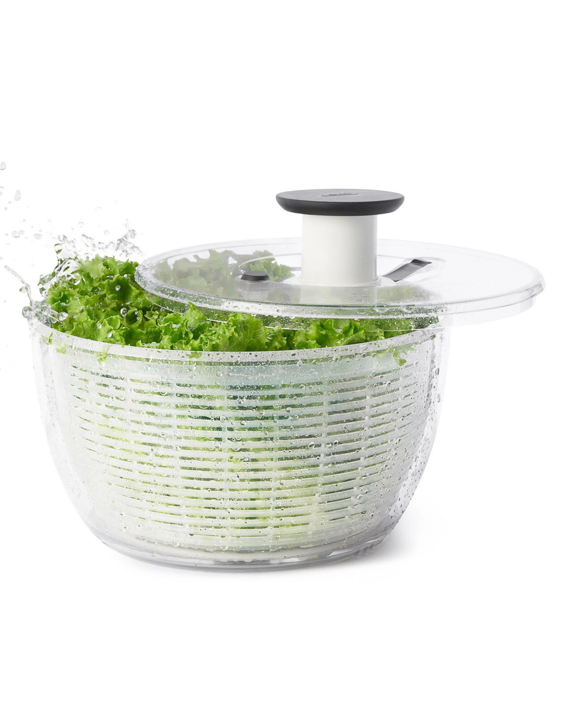 2 OXO Good Grips Salad Spinner 4.0 – One-Hand Pump Brake Bowl Lettuce Dryer BPA-Free Dishwasher Safe, 2 of 10