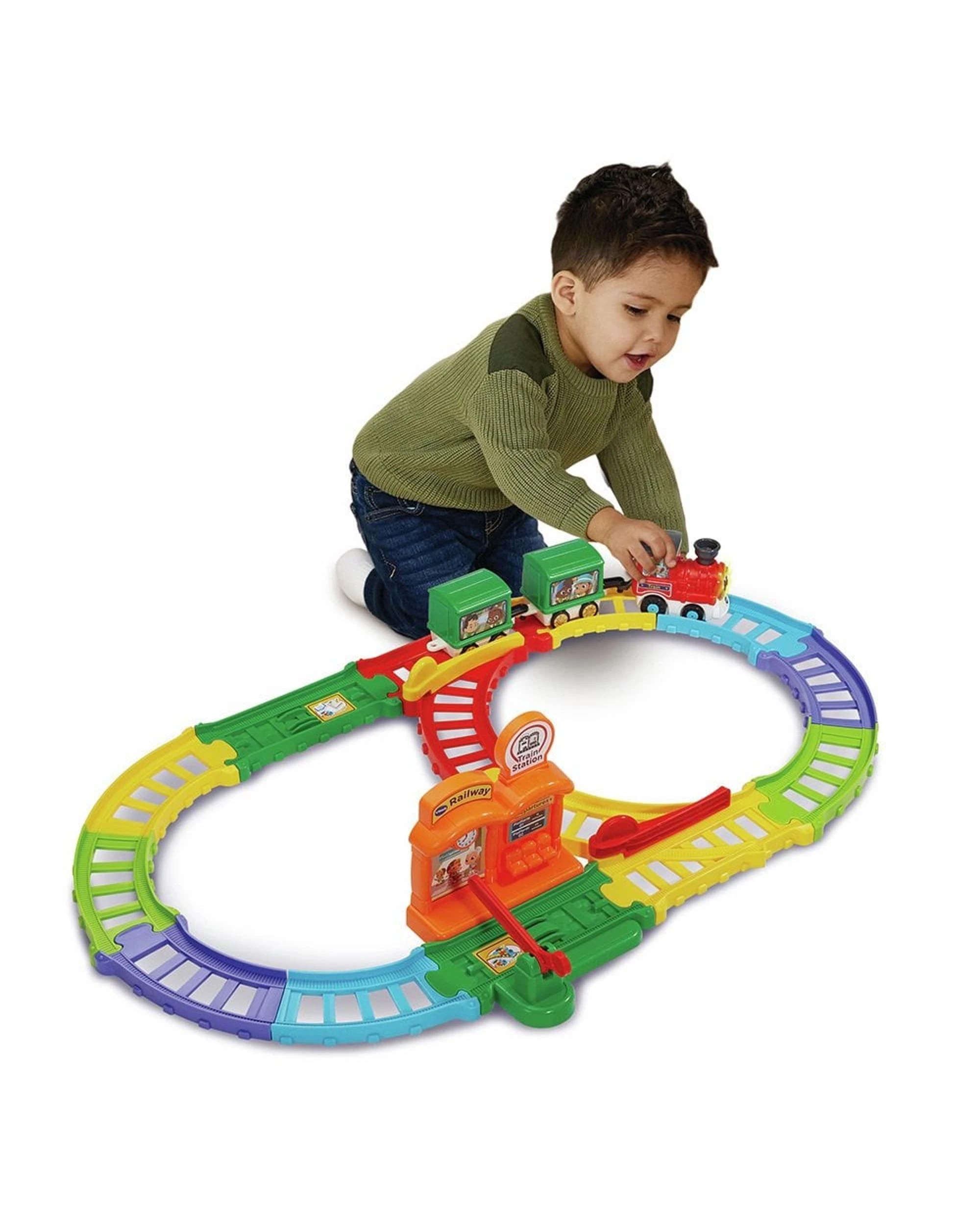 4 VTech Toot-Toot Drivers Chug and Learn Train Set, 4 of 5