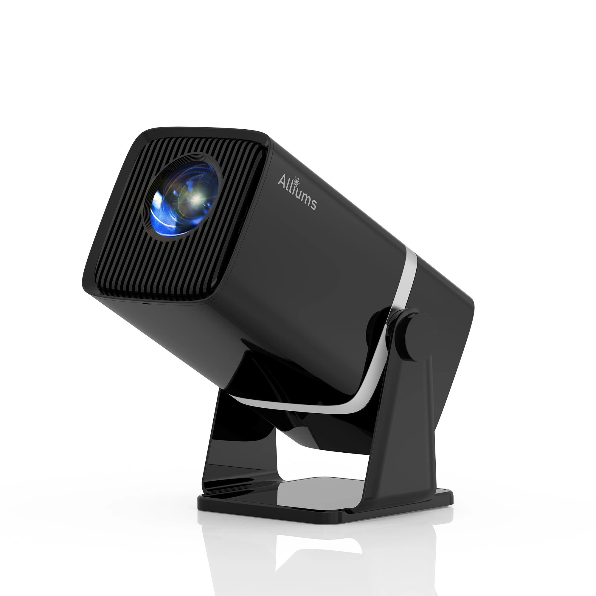 9 Alliums Mini Projector with 5G WiFi, 1080P Supported, PS5 & Phone Compatible - Black, 9 of 9