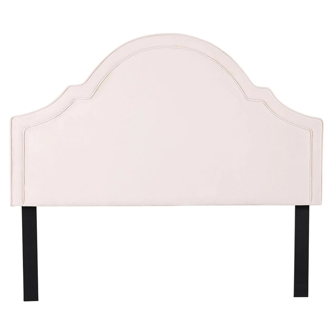 2 Artiss Bed Frame Bed Head Headboard King - White, 2 of 7