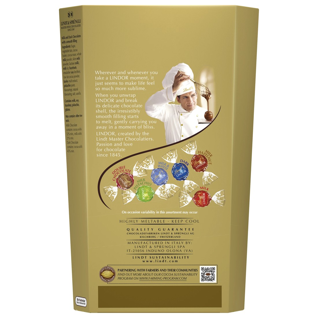 5 Lindt LINDOR Exclusive Edition Chocolate Cornet 396g, 5 of 5