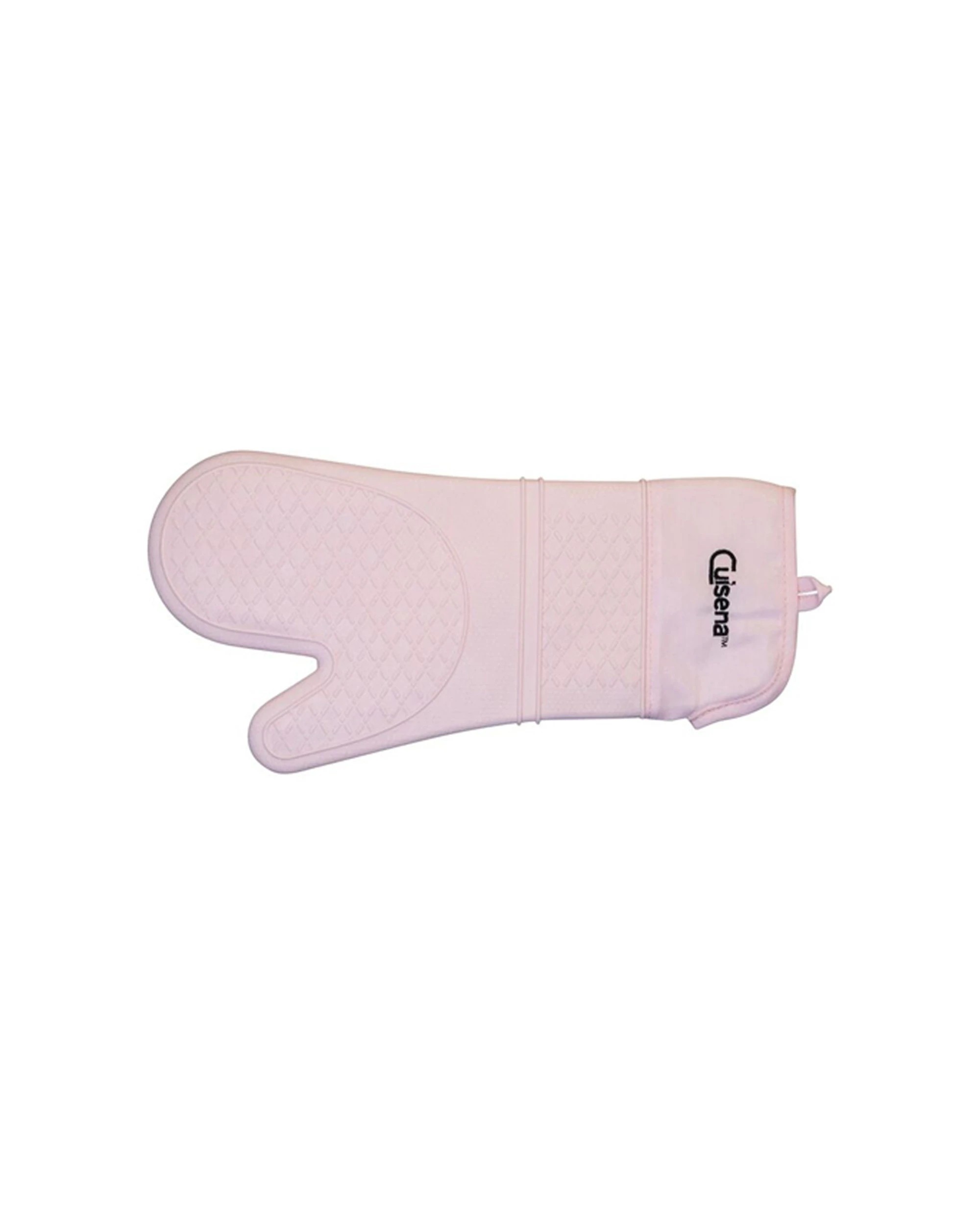 3 Cuisena Silicone and Fabric Oven Glove, Heat Resistant, Comfortable Grip, Pink - Pink, 3 of 5