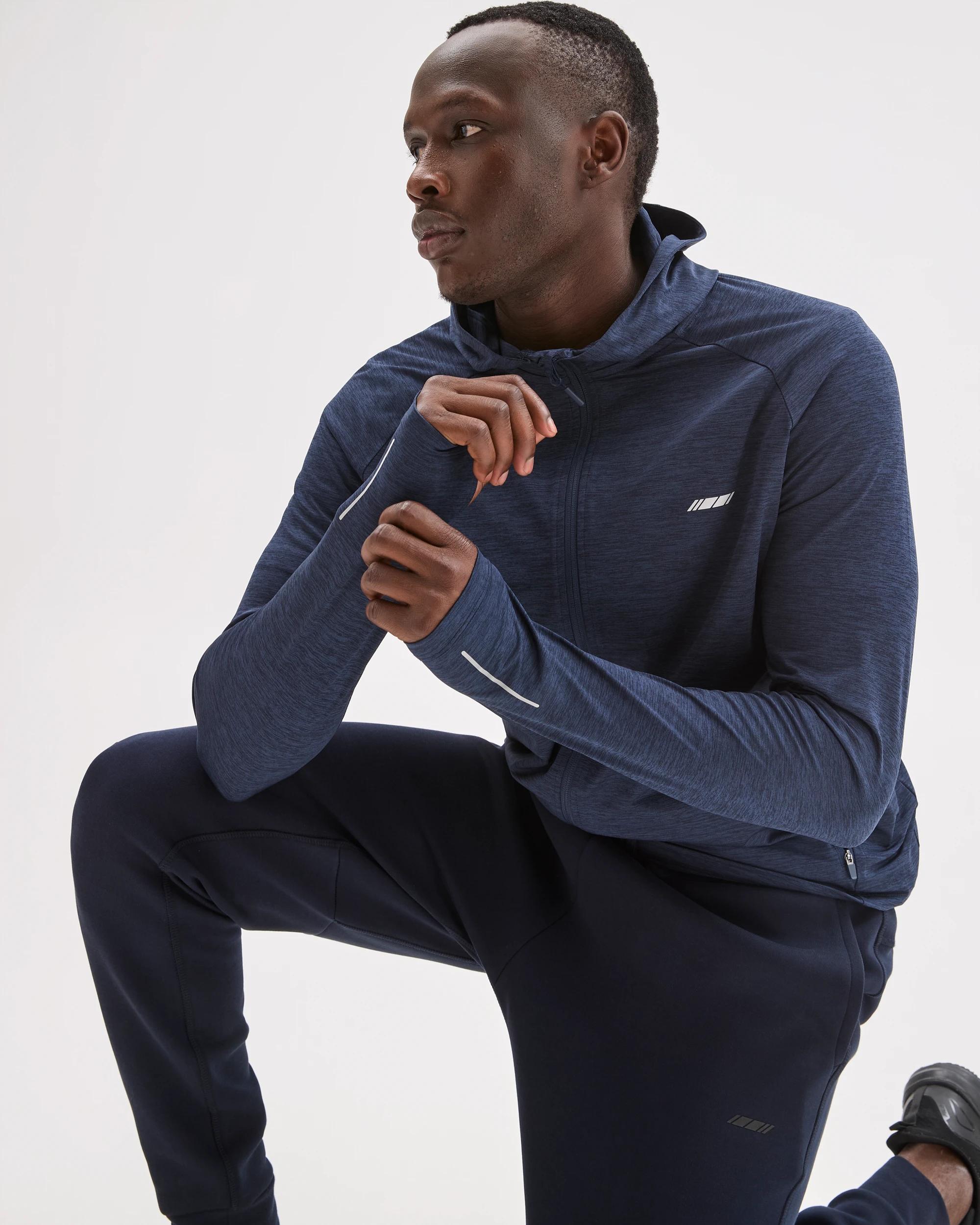 1 Target Active Active Panelled Zip Through Hoodie NAVY, 1 of 7