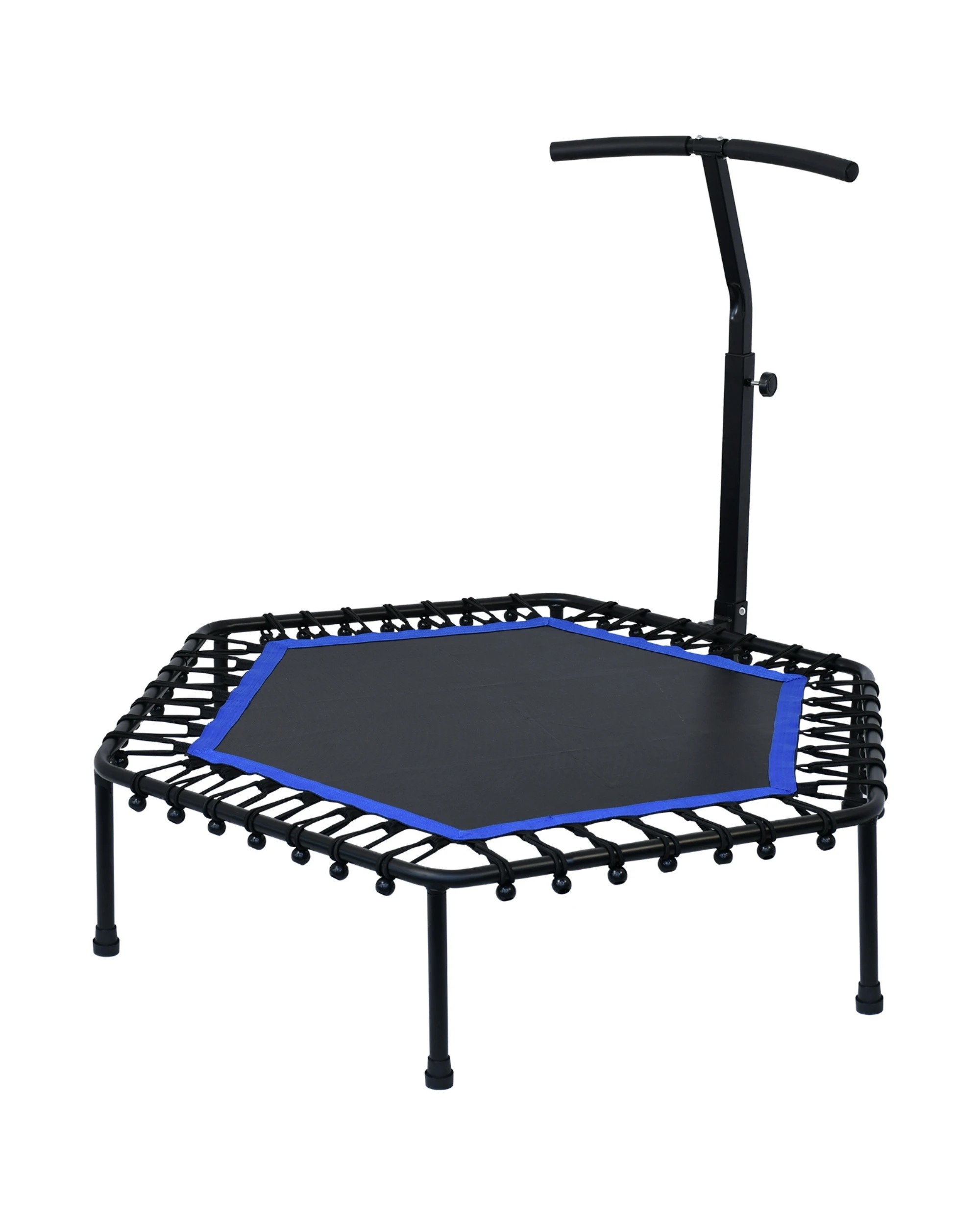 2 Advwin 50" Rebounder Mini Trampoline with Adjustable Handle Bar, 2 of 7