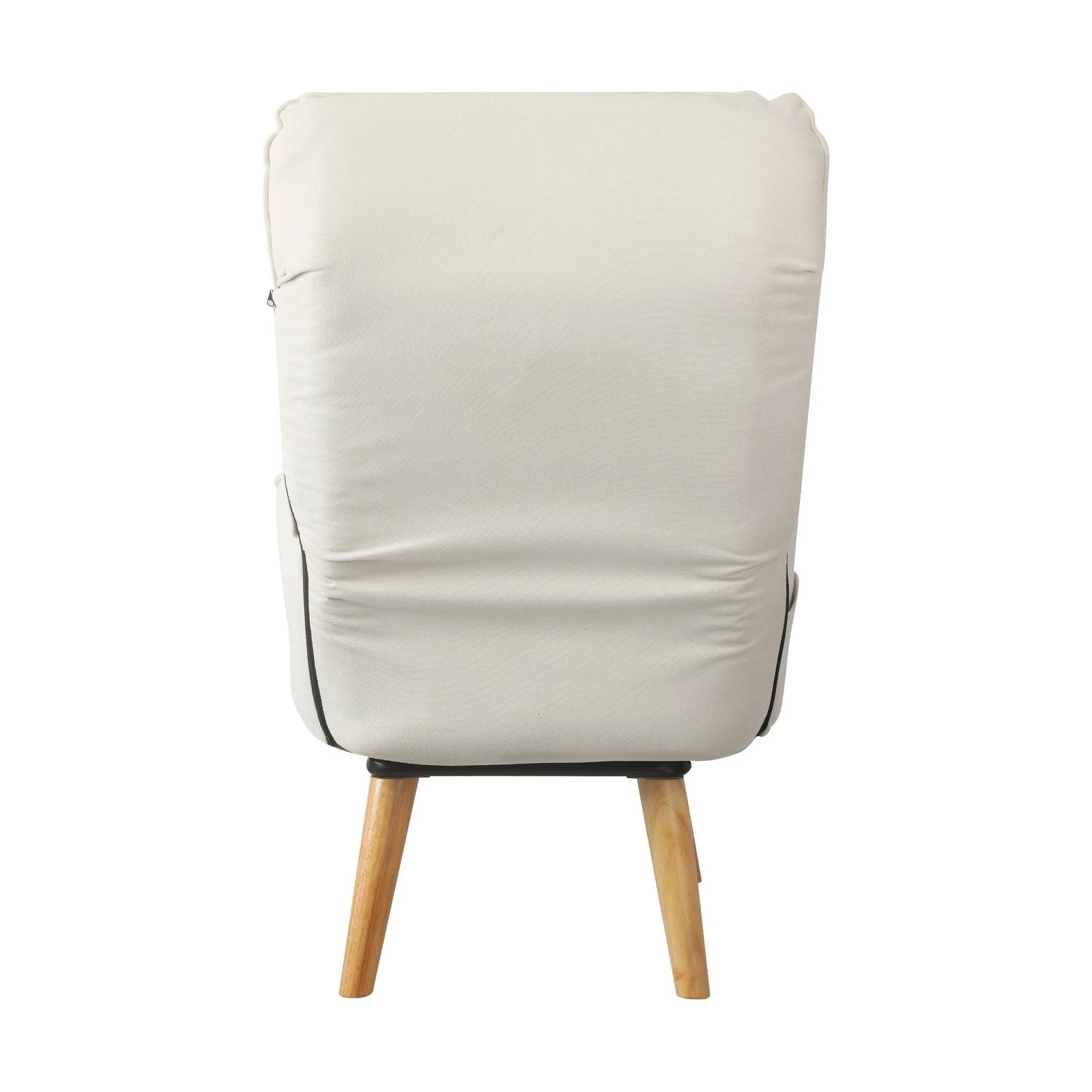 10 Oikiture Swivel Recliner Armchair Lounge Ottoman Accent Chair With Stool
 - Beige, 10 of 10