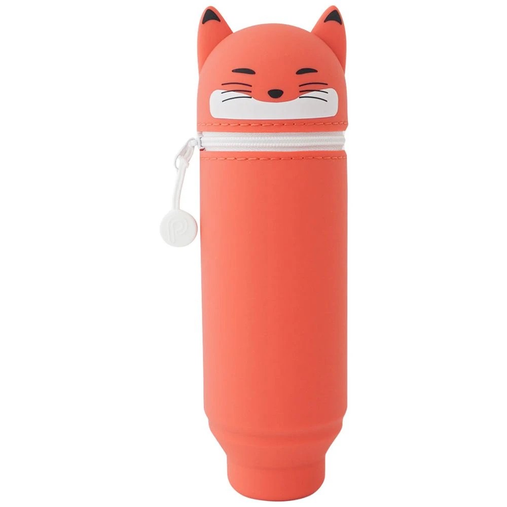 1 PuniLabo Cute Animal Pencil Case with Stand Orange Fox, 1 of 1