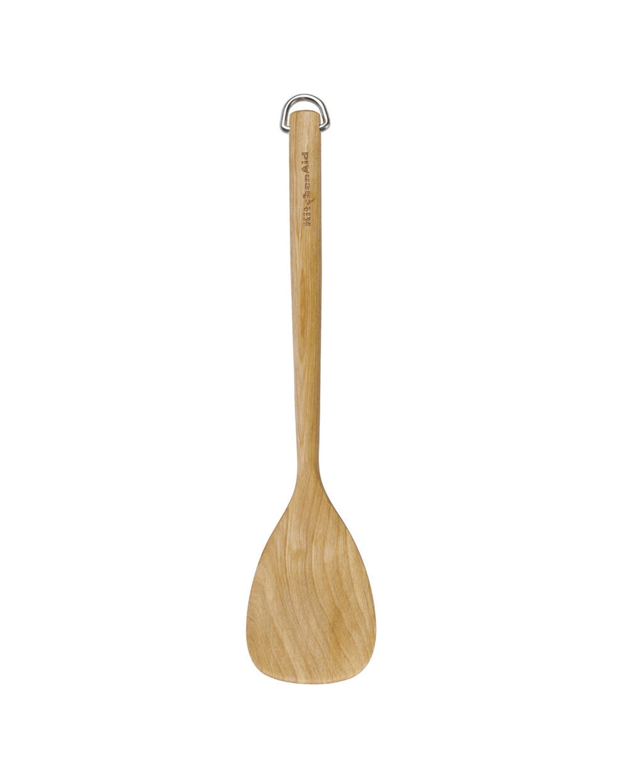 2 KitchenAid 4PK Birchwood Solid Turner Wooden Kitchen Utensil Cooking Tool - Beige, 2 of 6