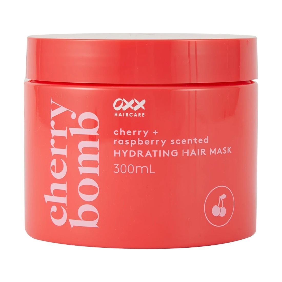 1 OXX Haircare Cherry Bomb Hydrating Hair Mask 300ml - Cherry and Raspberry Scented, 1 of 6