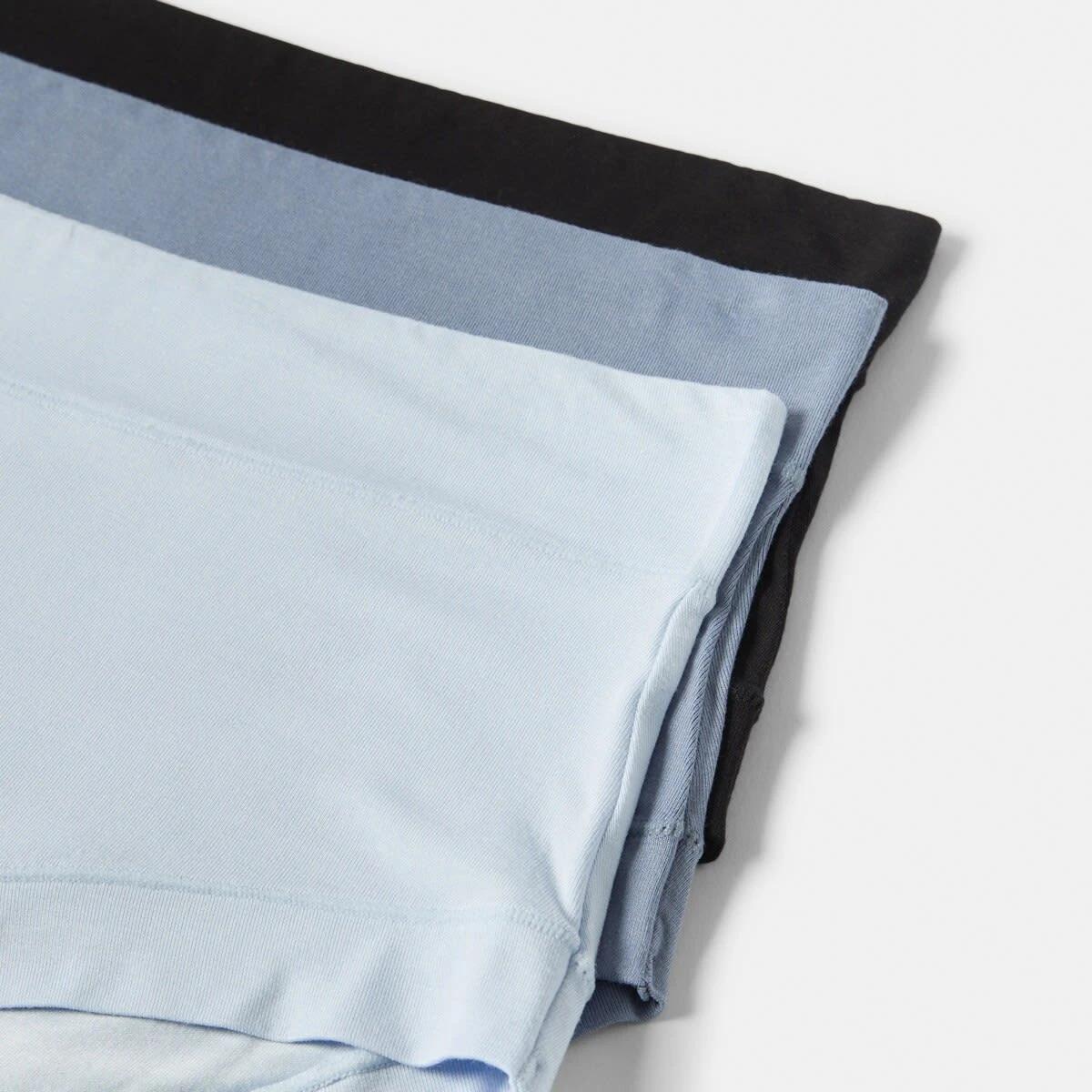 2 3 Pack Bamboo Full Briefs HALOGEN BLUE, STEEL GREY, BLACK, 2 of 8