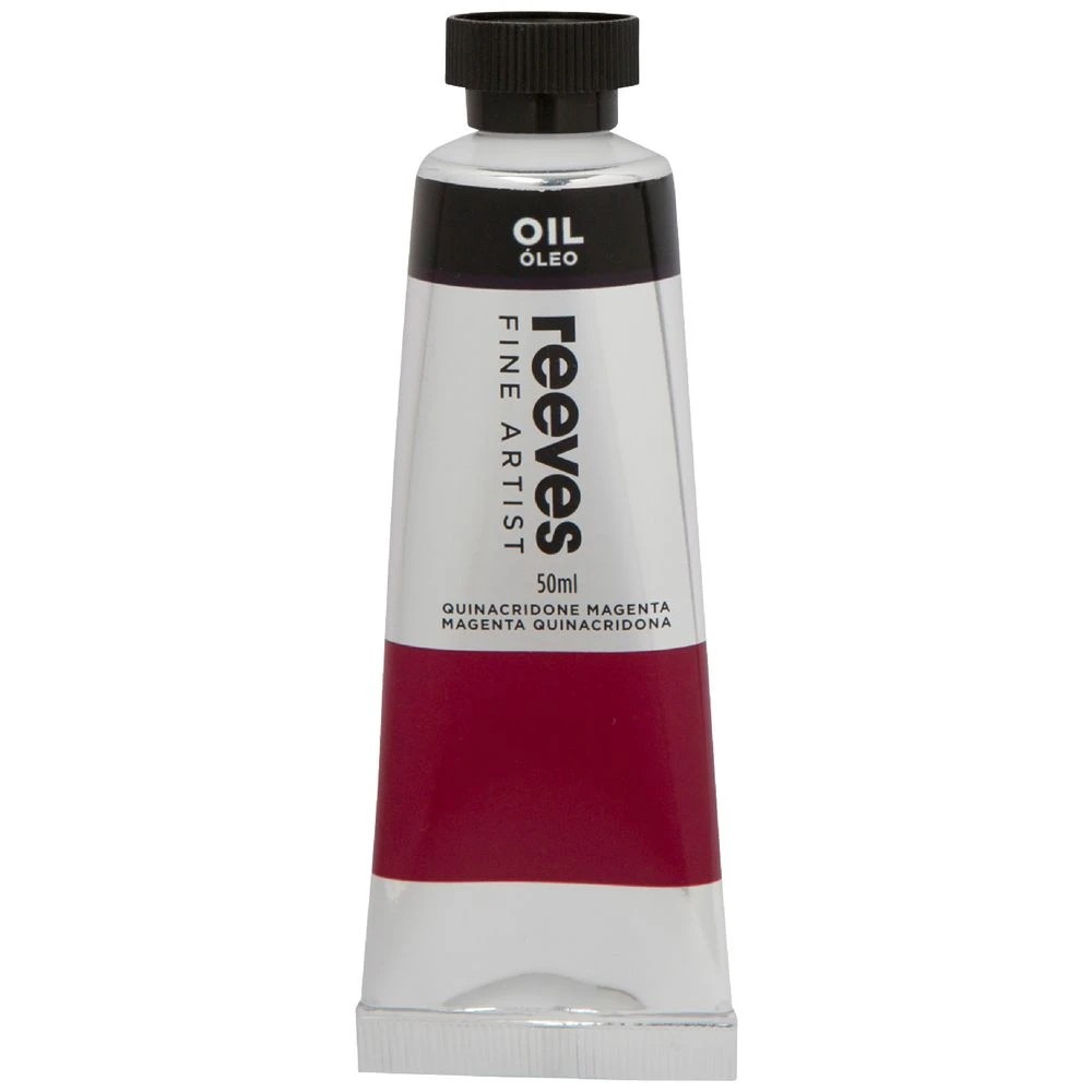 1 Reeves Oil Paint 50mL Quinacridone Magenta, 1 of 1