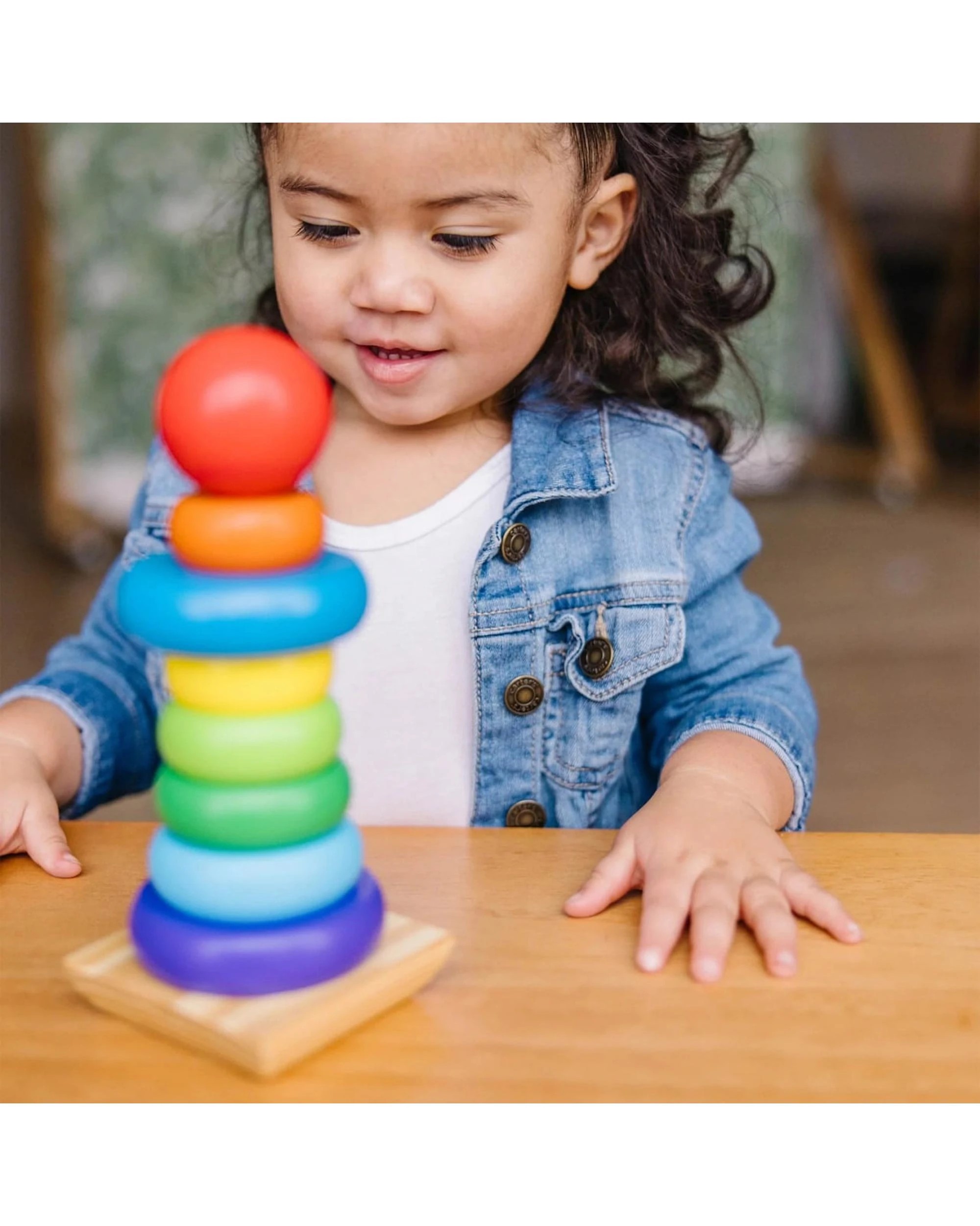 4 Melissa and Doug Rainbow Stacker Classic Toy - Multi, 4 of 5