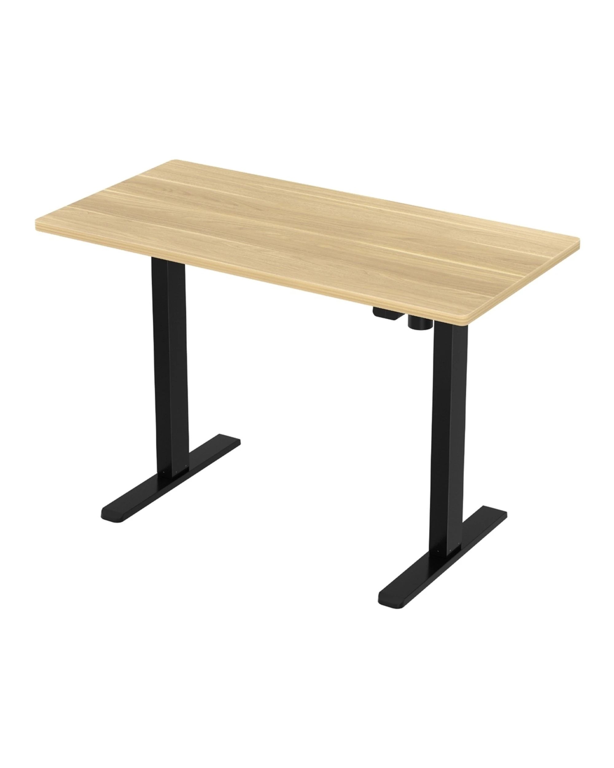 1 Artiss Standing Desk Motorised White Oak 120cm
 - Black, 1 of 3