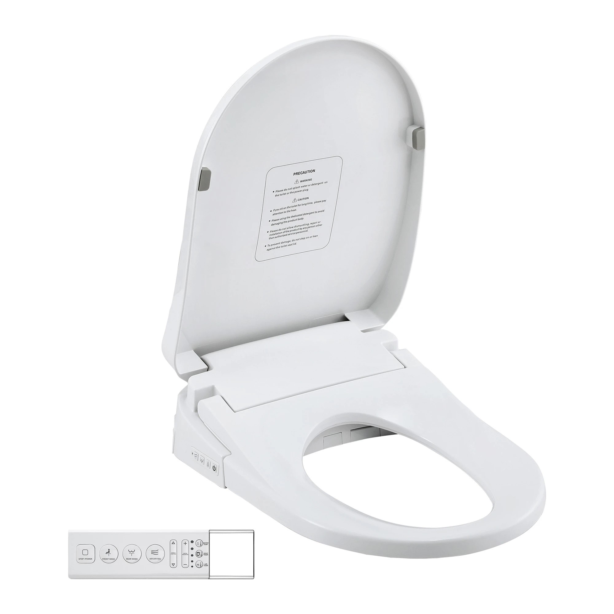 1 Cefito Smart Electric Bidet Toilet Seat Wireless Remote Heated Dryer Auto - White, 1 of 3