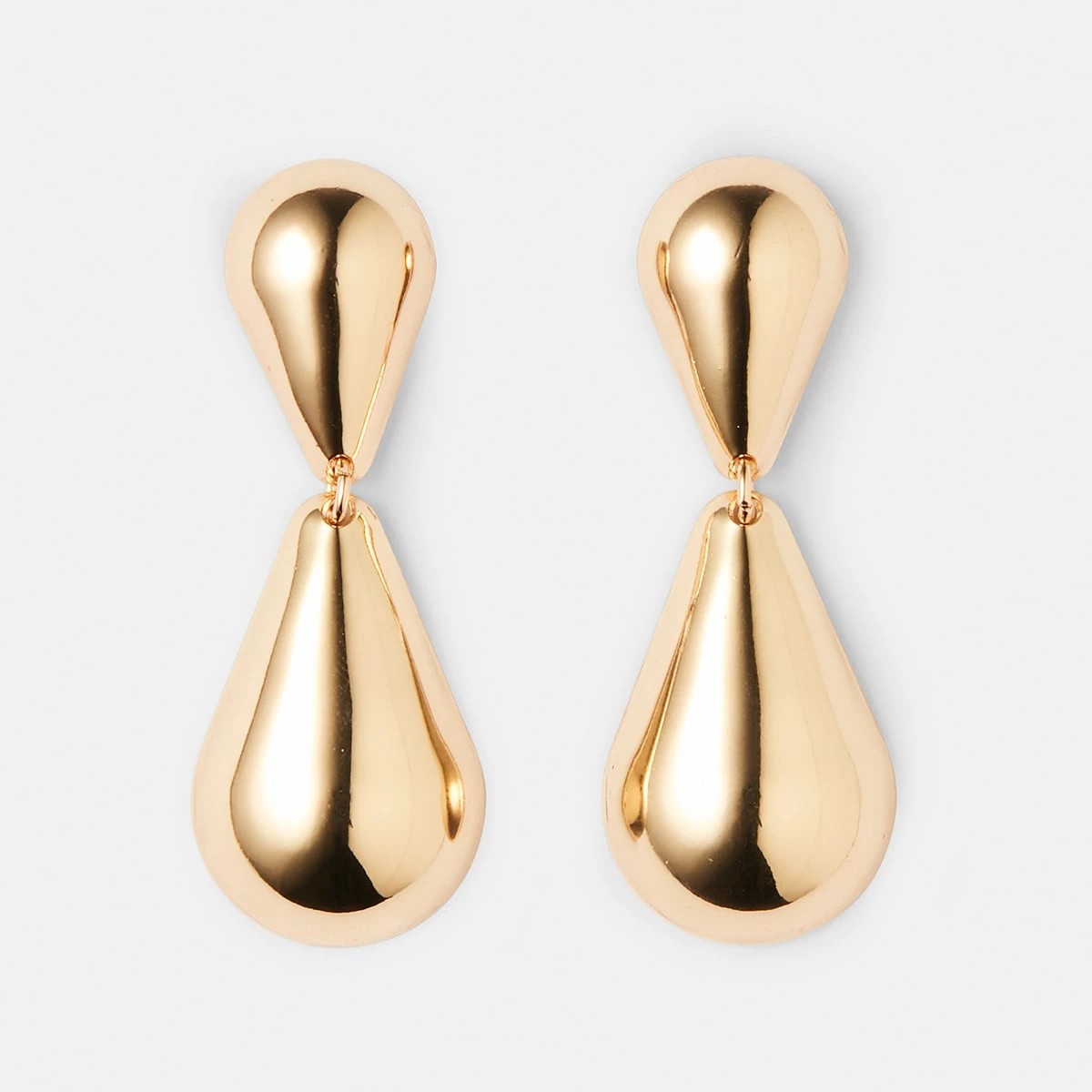 1 Hourglass Drop Earrings - Gold Tone, 1 of 5