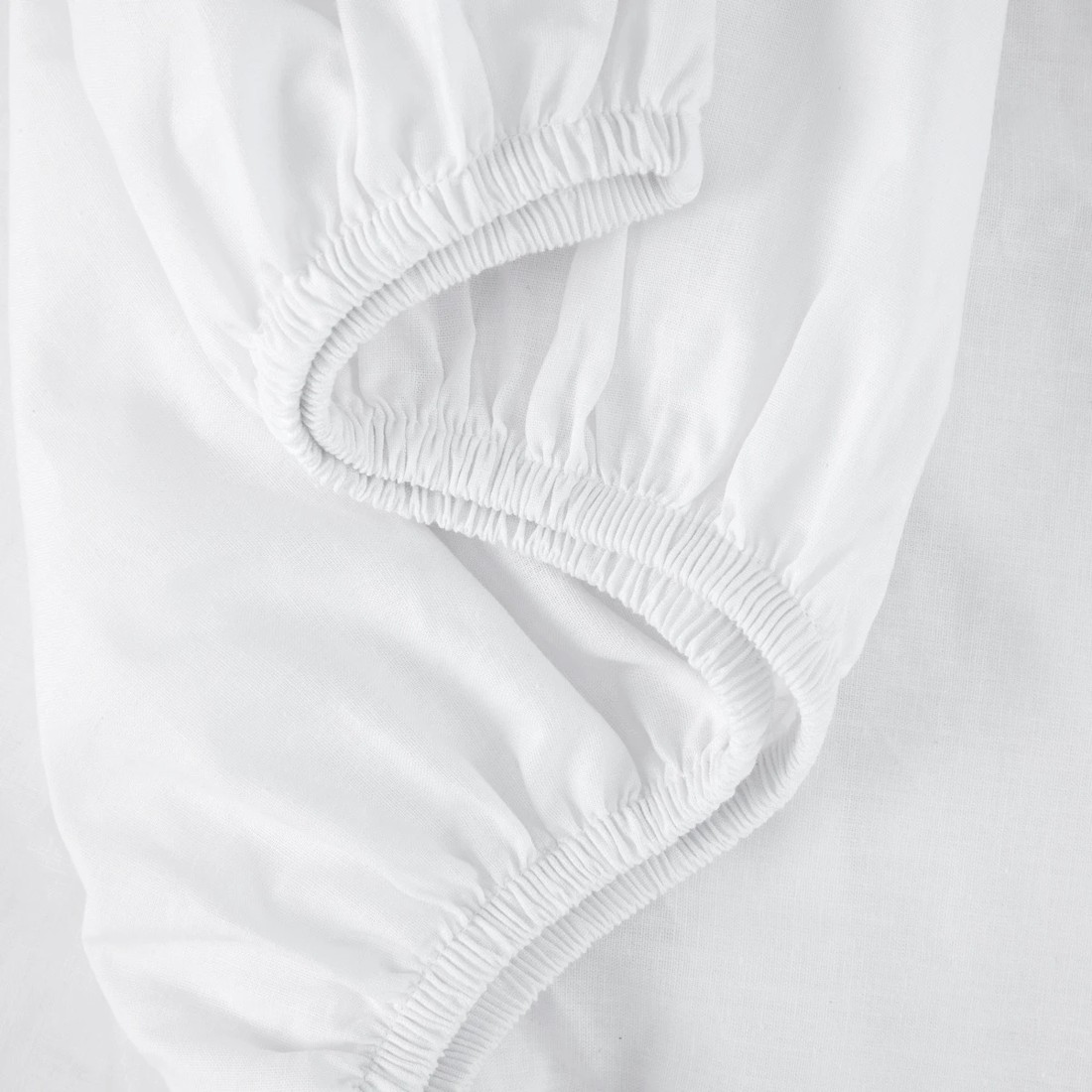 5 2 Pack Cotton Fitted Cot Sheets - White and Stripe, 5 of 6